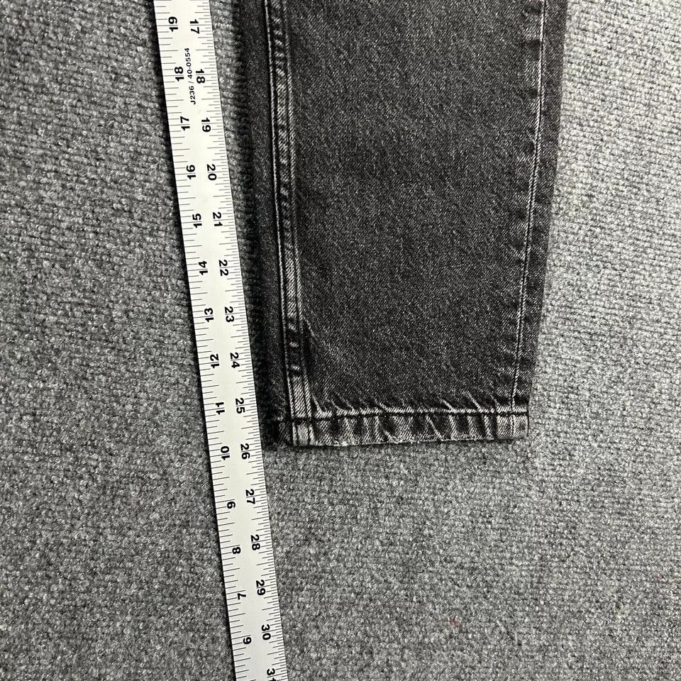 Zara Zara Jeans Womens 31 Denim Mom High Rise Charcoal Wash Size 31" - 2 Thumbnail