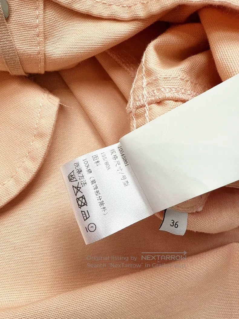 Loewe Loewe Palm Leaf Leather Patch Pocket, Orange Pink Denim Ja Size XS / US 0-2 / IT 36-38 - 6 Thumbnail