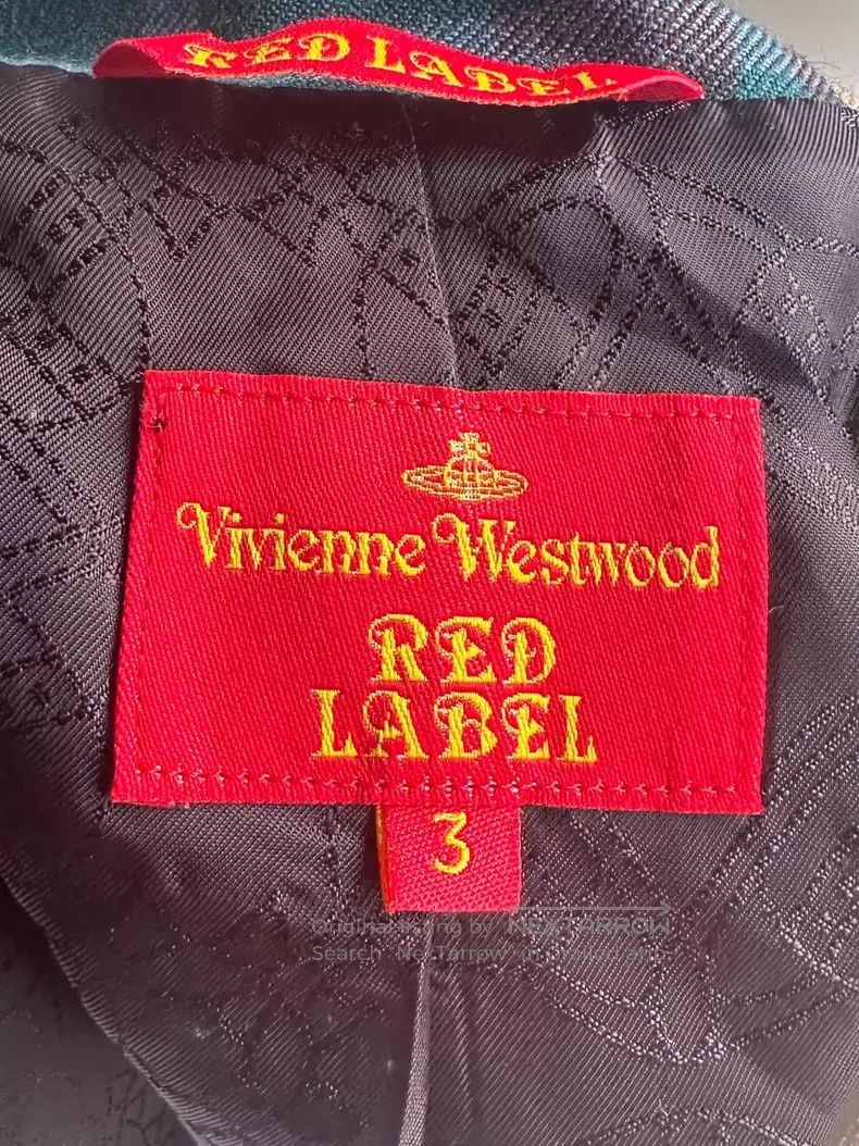 Vivienne Westwood Vivienne Westwood Blue-green heart-collar suit, pure wool Size L / US 10 / IT 46 - 4 Thumbnail