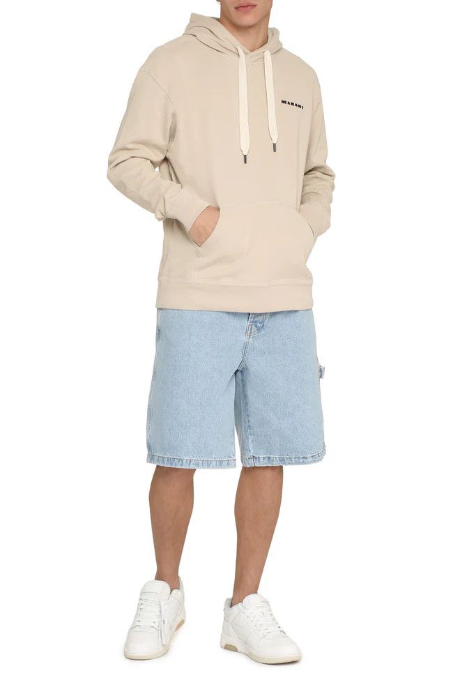 Isabel Marant o1mle0624 Marcello Hoodie in Beige Size US M / EU 48-50 / 2 - 3 Thumbnail