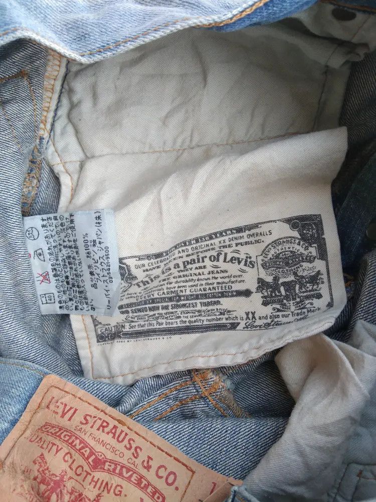 Levi's Vintage Levi's 501 Rusty Wash Distressed Jeans 30x32 Size US 30 / EU 46 - 9 Thumbnail