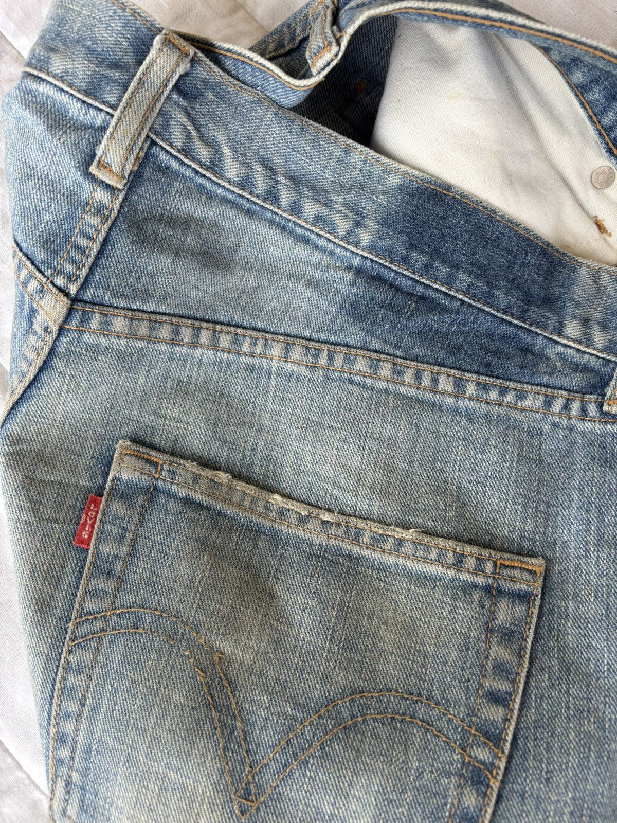 Levi's Vintage Levis Baggy Mud Wash Jeans Size US 37 - 10 Thumbnail