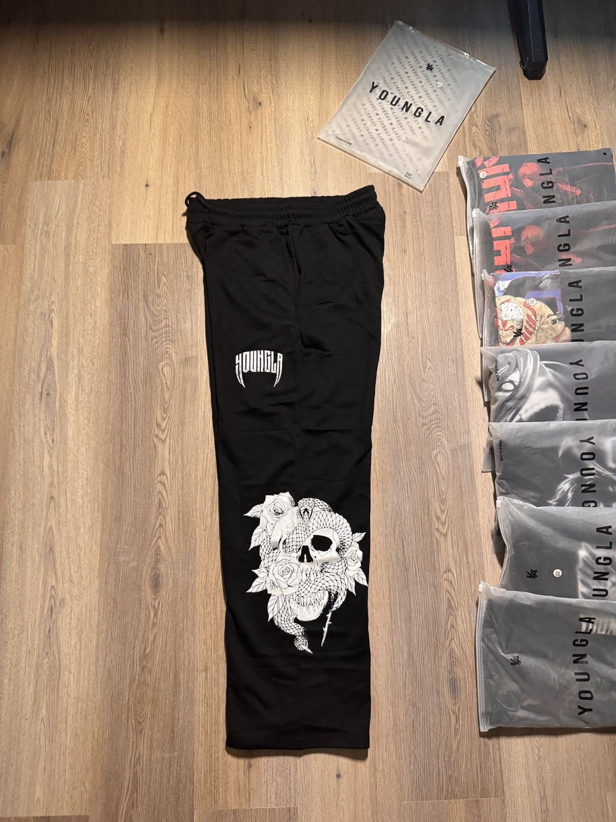 Darc Sport × Gymshark × YoungLA YoungLa SWEATS BAGGY JOGGERS THE DAWN COLLECTION size XXL Size US 40 / EU 56 - 3 Thumbnail