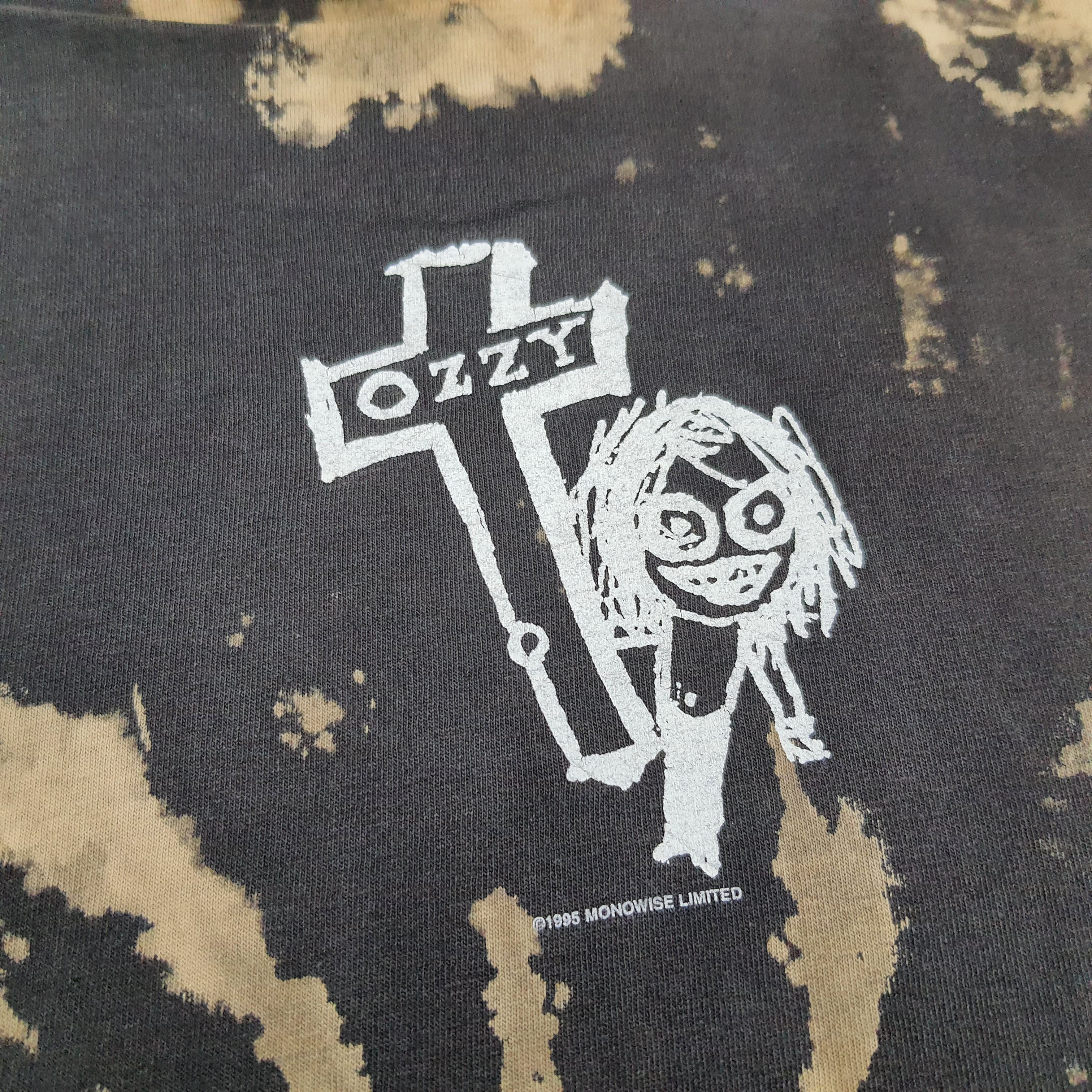 Band Tees × Vintage Vintage Ozzmosis by Ozzy Osbourne 90s Tye Dye T-shirt Size US L / EU 52-54 / 3 - 5 Thumbnail