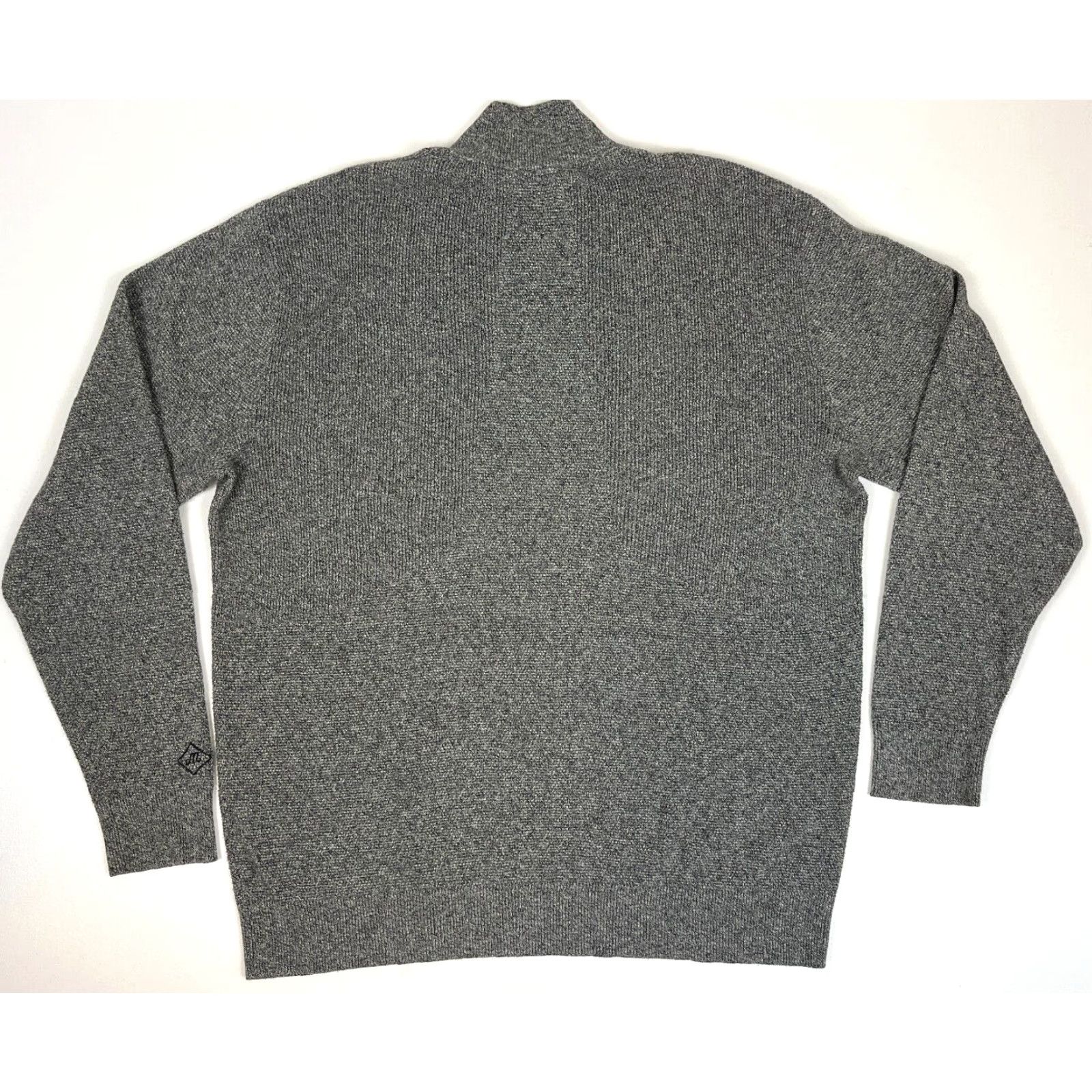 Bonobos Bonobos Men's 1/4 Zip Mock Neck Knit Pullover Sweater Sz L Gray Size US L / EU 52-54 / 3 - 2 Thumbnail