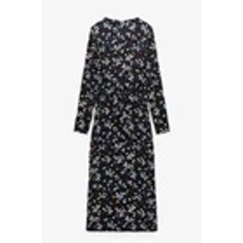 Zara Zara Black Multicolor Confetti Dot Print Maxi Dress Size M / US 6-8 / IT 42-44 - 5 Thumbnail