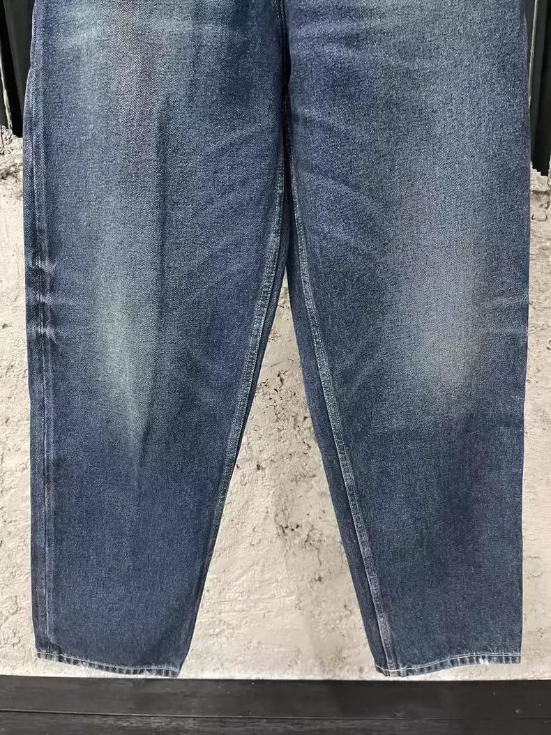 Prada Prada Denim Pants with Metal Triangle Logo -2505 Size US 26 / EU 42 - 4 Thumbnail