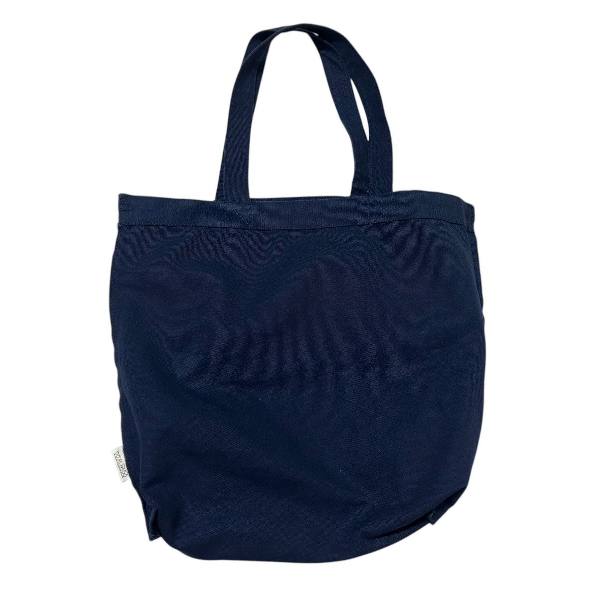 Yohji Yamamoto 729 Yohji Yamamoto bag tote navy cotton Paint design Size ONE SIZE - 7 Thumbnail