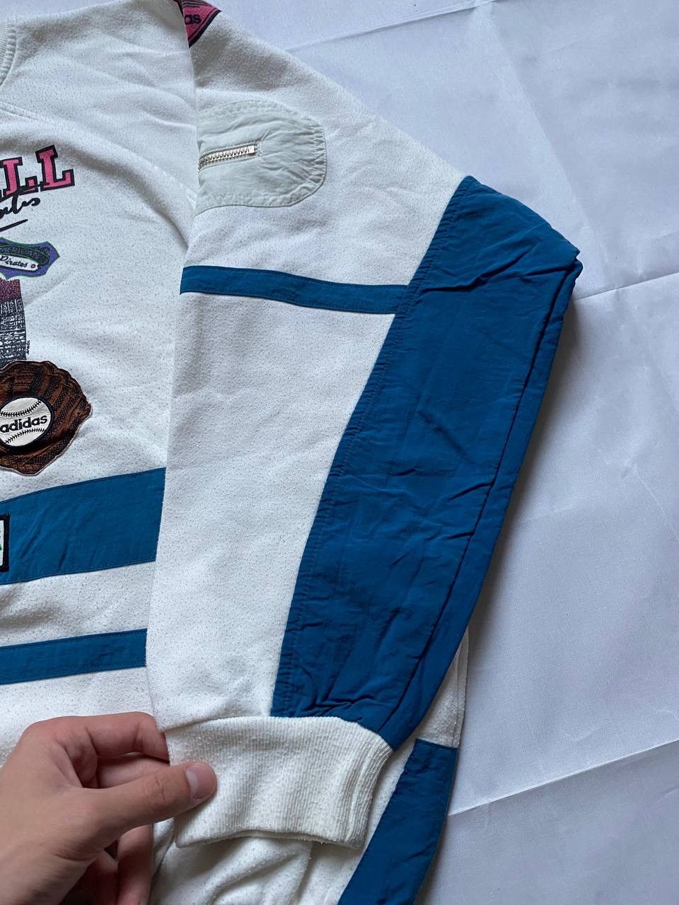 Adidas × Vintage Vintage 90s Adidas Basketball Sport Sweatshirt Size US L / EU 52-54 / 3 - 7 Thumbnail