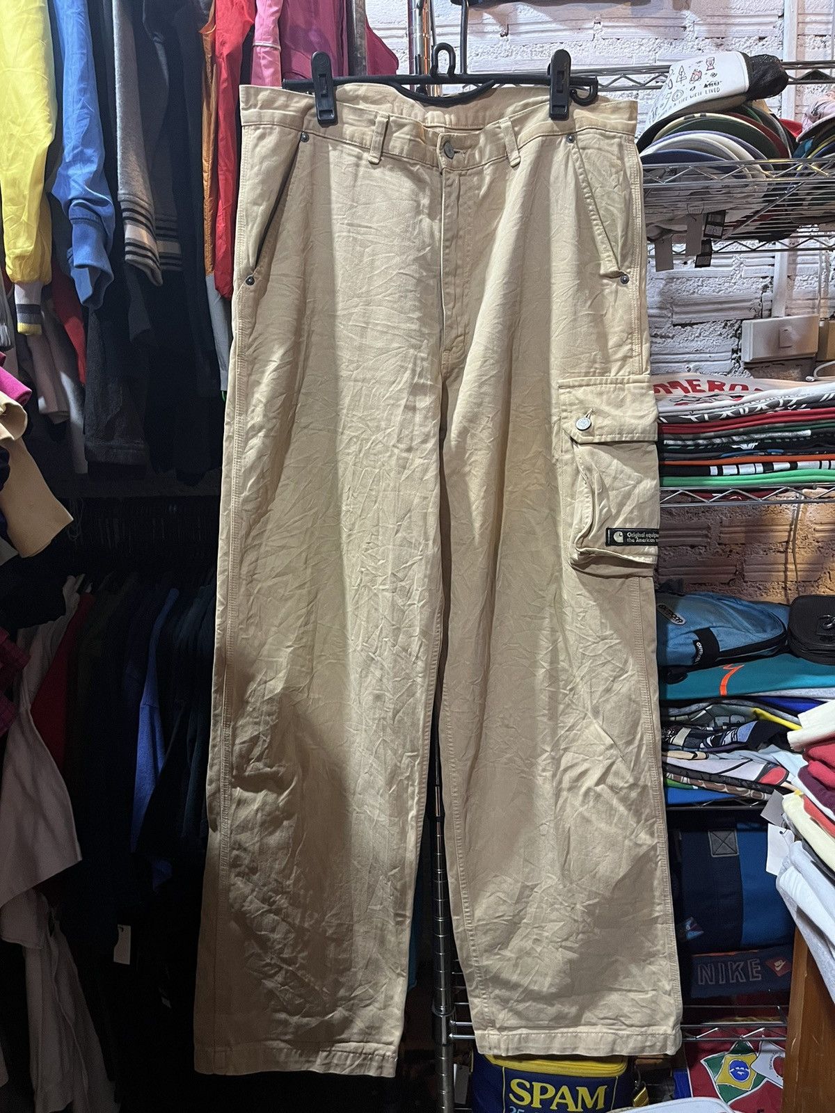 Carhartt × Vintage Carhartt One Pocket Cargo Pants Logo Size US 36 / EU 52 - 1 Thumbnail