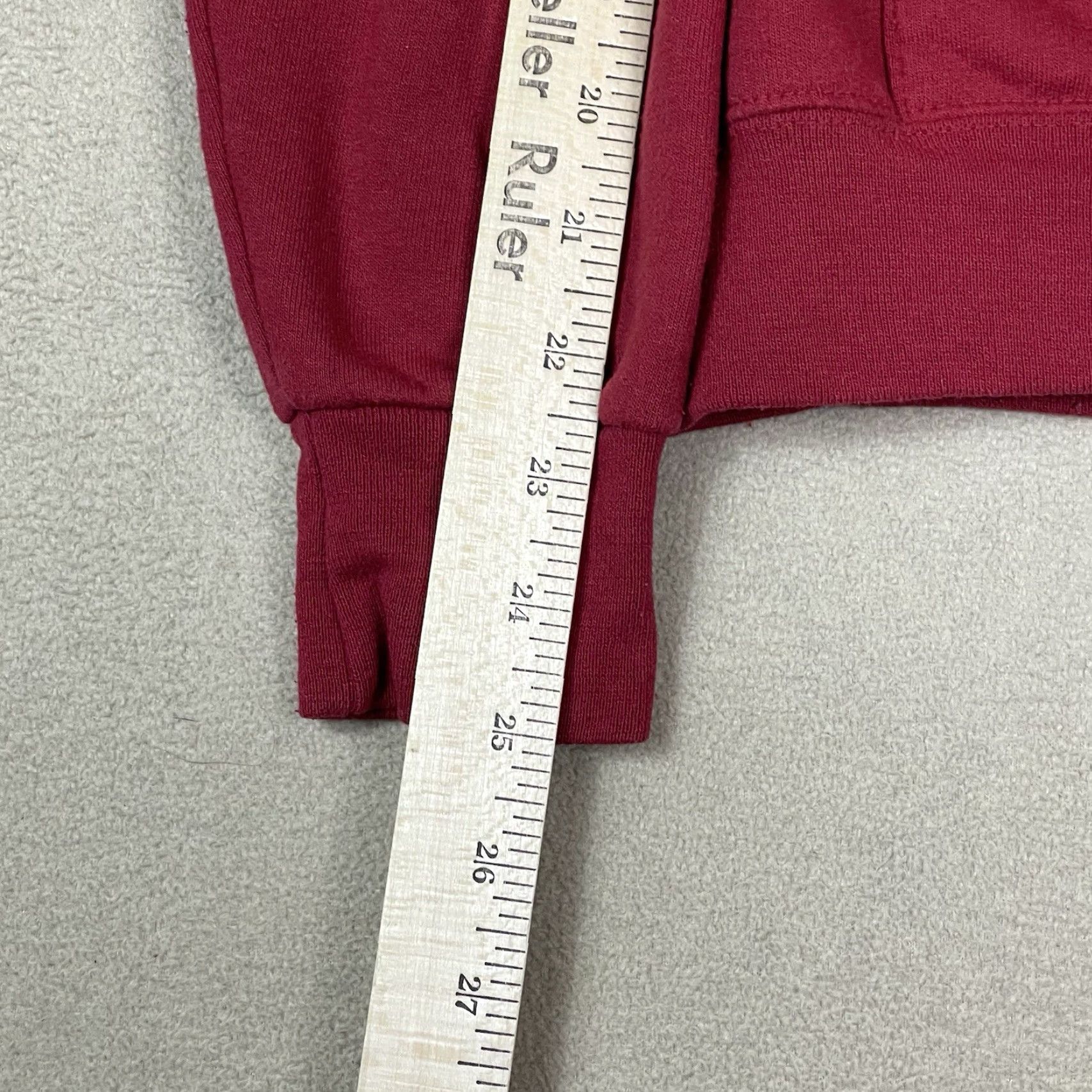 Champion Champion Hoodie Mens S Red Stanford University Print ECO Fleece Sweatshirt Size US S / EU 44-46 / 1 - 6 Thumbnail