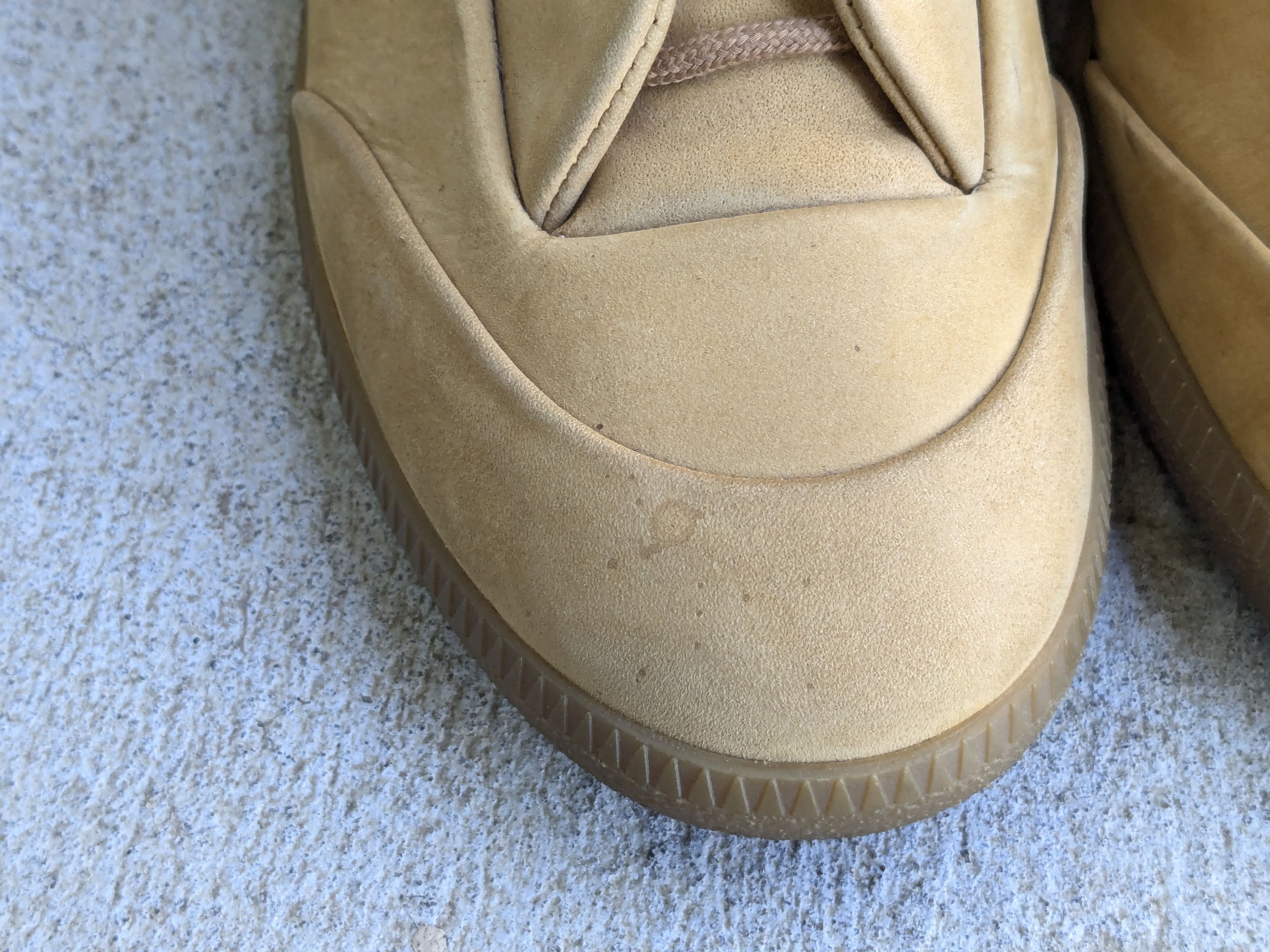 Maison Margiela Maison Margiela Future Wheat Tan 8 41 High Tops Suede Size US 8 / EU 41 - 3 Thumbnail