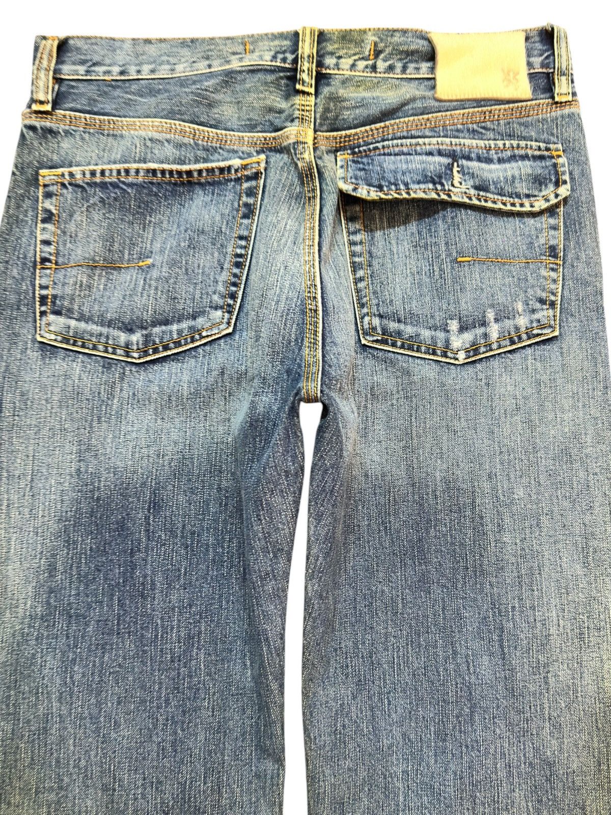 Junya Watanabe Vintage Japanese Brand Faded Ripped Distressed Denim Size US 32 / EU 48 - 6 Thumbnail