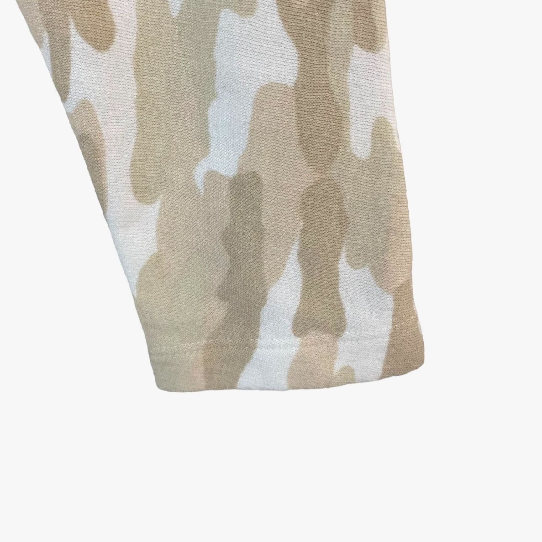 Lucky Brand Lucky Brand Camo Hooded Cardigan Sweater Womens M Cream & White Long-Sleeve Size M / US 6-8 / IT 42-44 - 6 Thumbnail