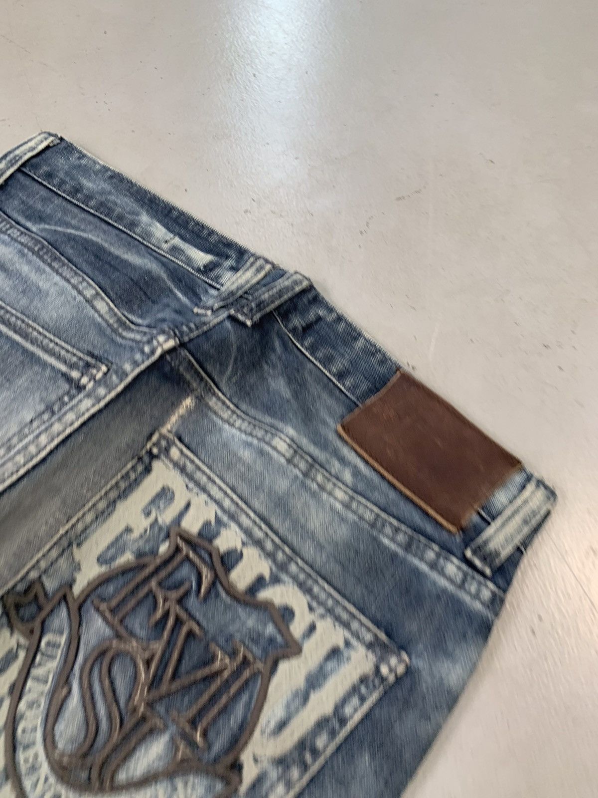 Japanese Brand Vintage Evisu inspired emboridered denim Size US 34 / EU 50 - 4 Thumbnail