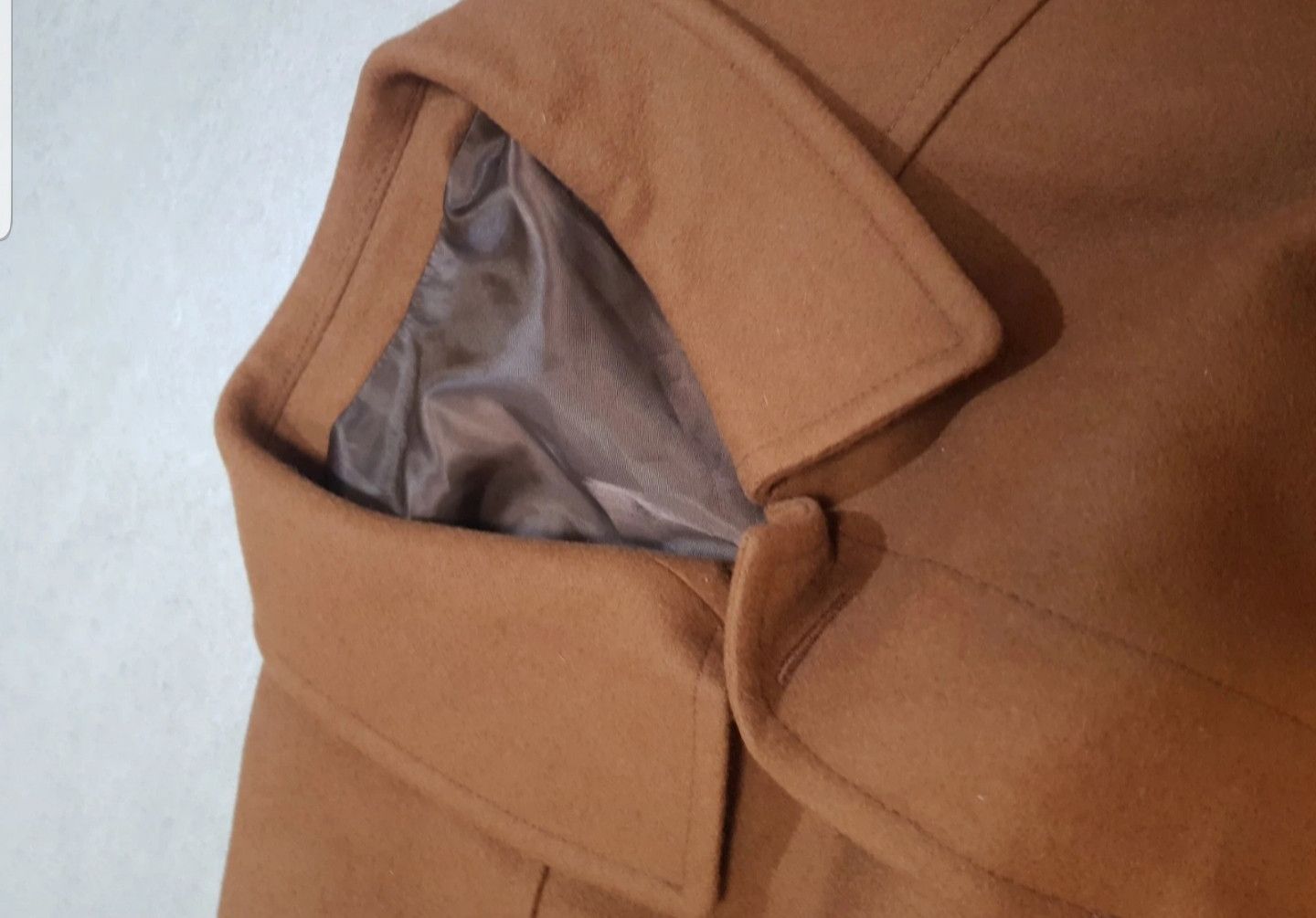 Designer × Vintage 90s Quality wool/Cashmere quilted Chunky Duffle jacket Size US XL / EU 56 / 4 - 2 Thumbnail