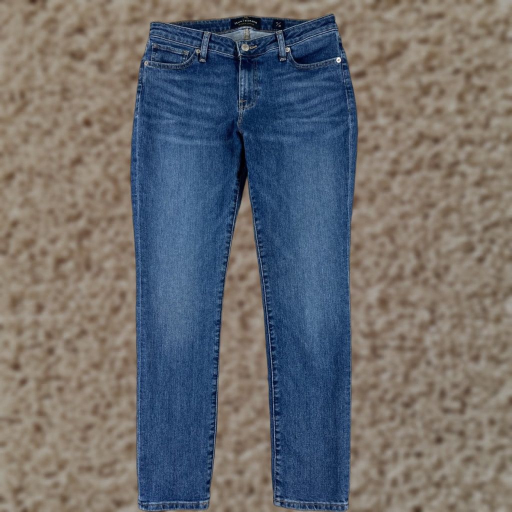 Lucky Brand Lucky Brand Women’s Skinny Jeans 6 Blue Denim Cotton Blend Low Rise 28x28 Retro Classic Size 28" / US 6 / IT 42 - 1 Thumbnail