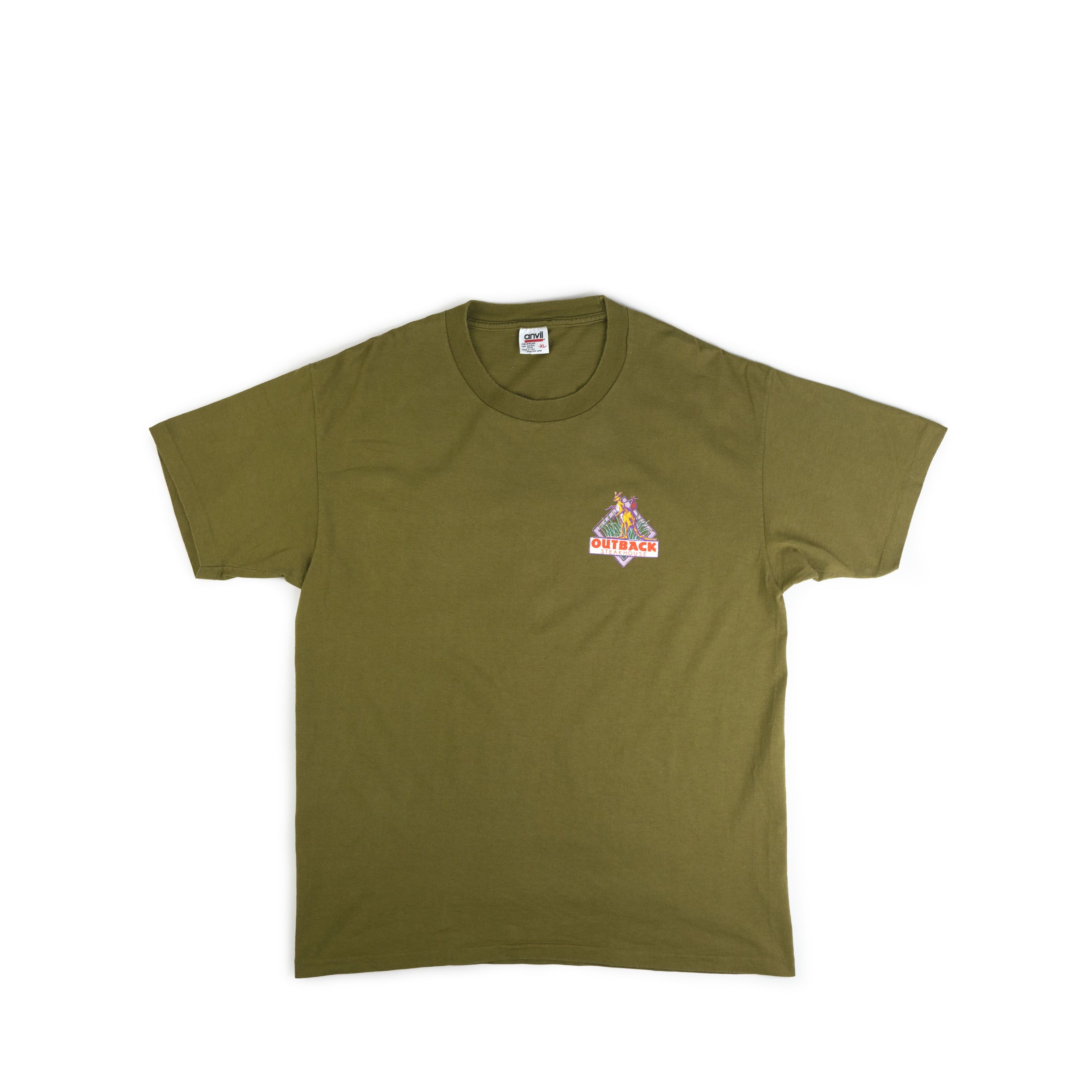 Anvil Vintage 1990's Outback Steakhouse Tee Shirt Size US XL / EU 56 / 4 - 1 Thumbnail
