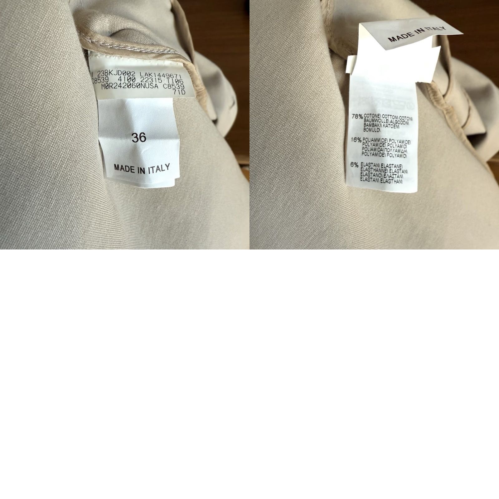 Brunello Cucinelli Brunello Cucinelli Blazer Jacket Double Breasted Cotton Blend Ivory 36 / US 0 Women Blazer Size XS / US 0-2 / IT 36-38 - 8 Thumbnail