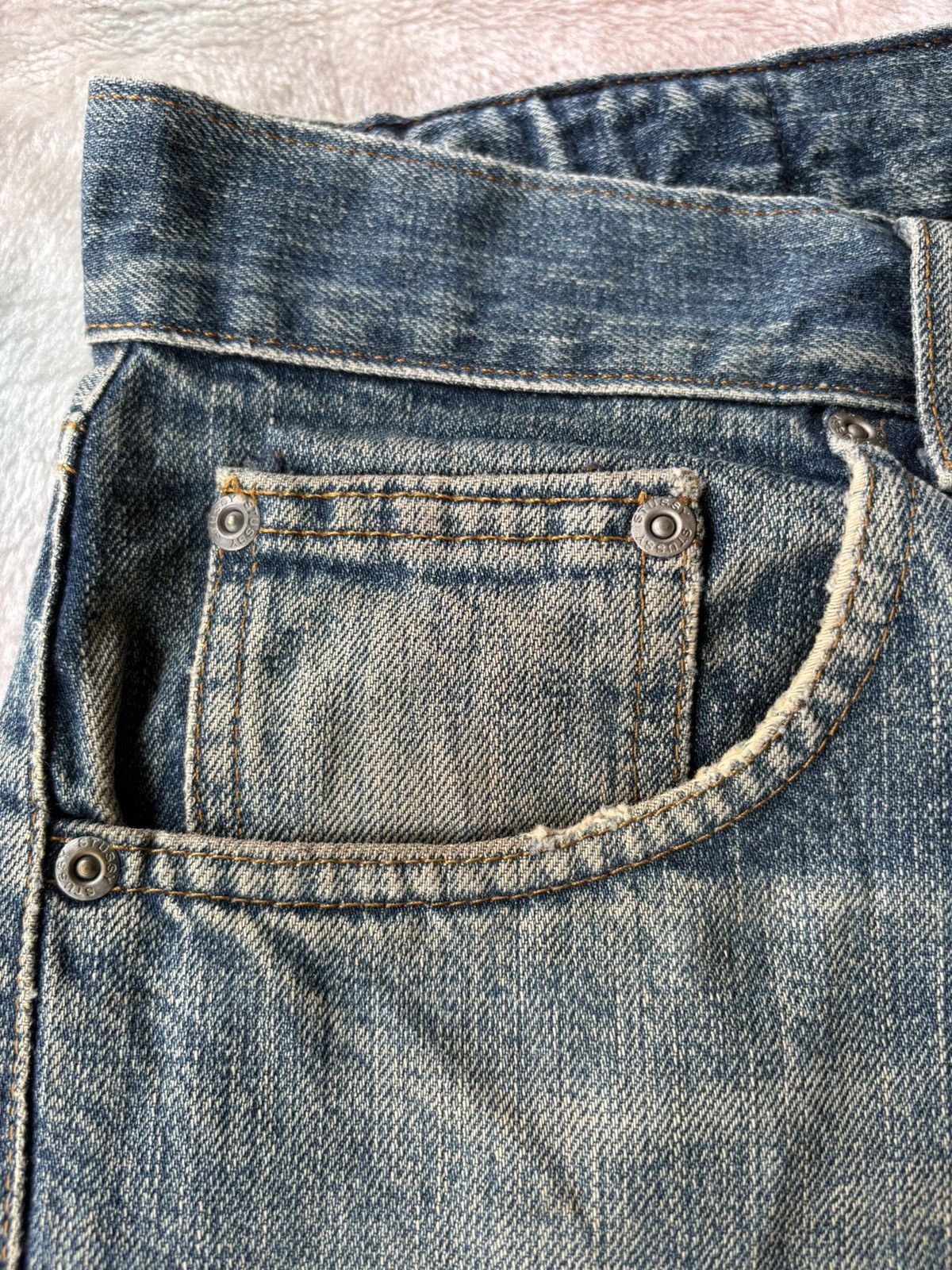 Stussy 🔥STÜSSY GARMENT CO AUTHENTIC® WORKGEAR DENIM BAGGY JEANS Size US 36 / EU 52 - 11 Thumbnail