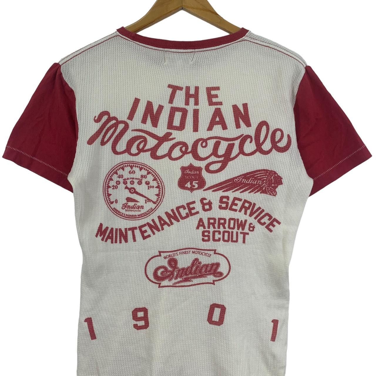 Vintage Vintage INDIAN MOTORCYCLE America’s Pioneer Tee Shirt Top Size US L / EU 52-54 / 3 - 6 Thumbnail