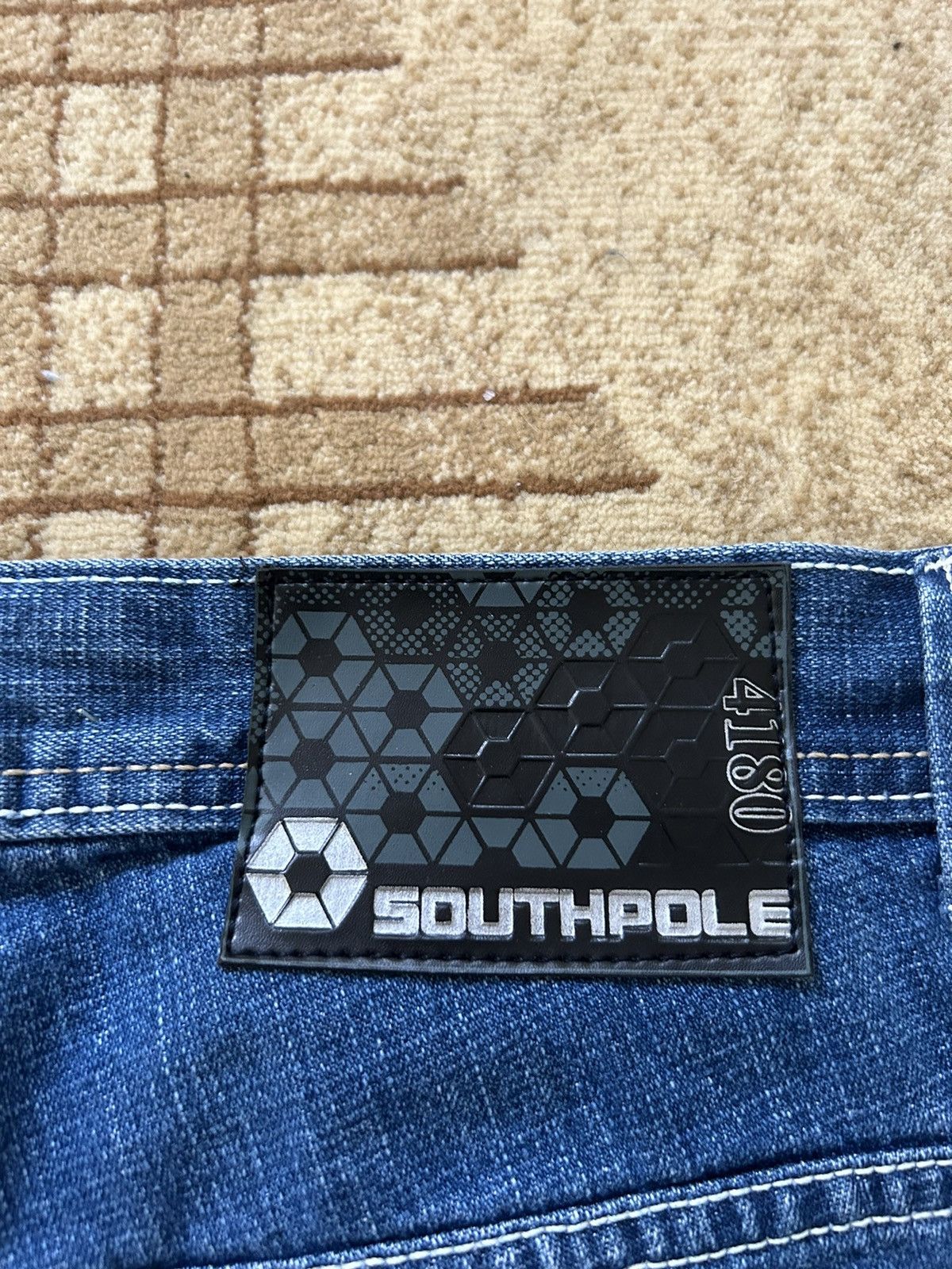Southpole × Vintage Vintage Southpole Baggy Denim Faded Blue Shorts Size US 32 / EU 48 - 5 Thumbnail