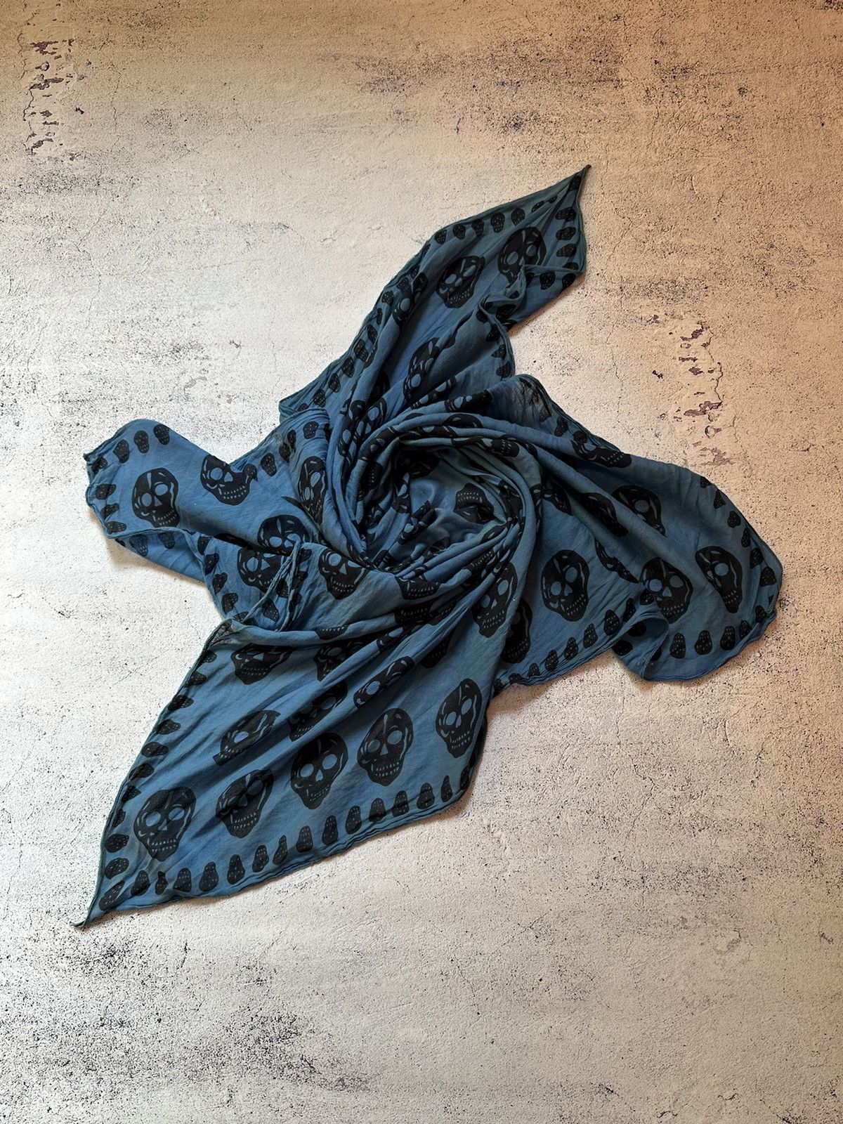Japanese Brand Skull scarf Size ONE SIZE - 8 Thumbnail
