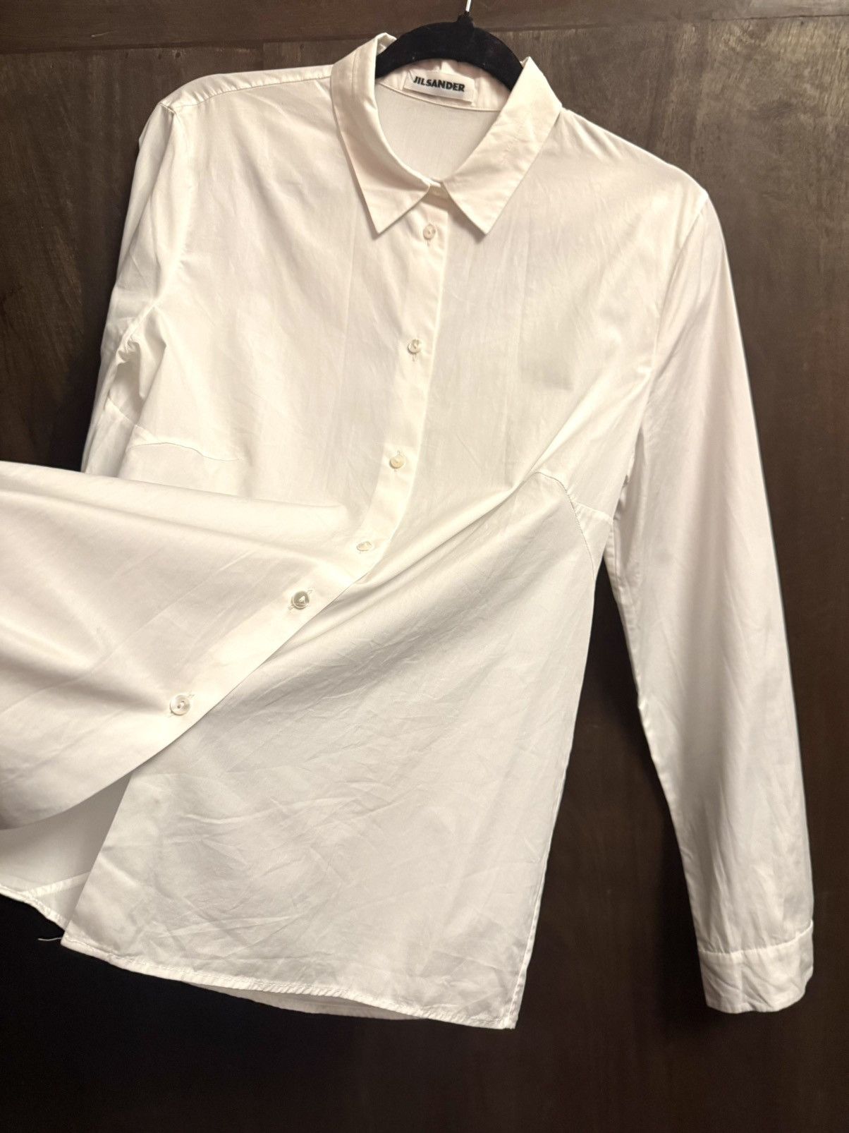 Jil Sander jil sander asymetrical cut white women shirt Size M / US 6-8 / IT 42-44 - 9 Thumbnail