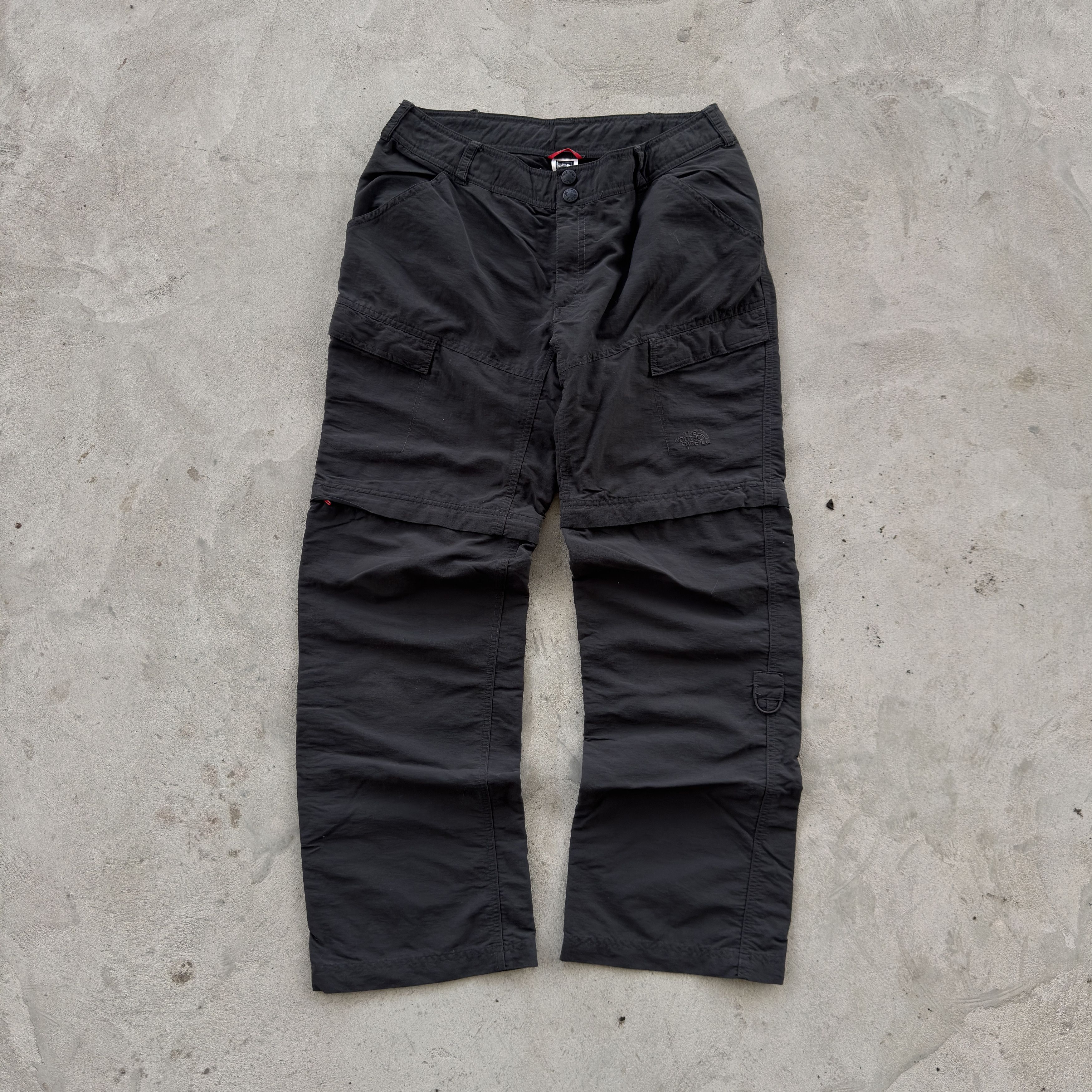 The North Face Womens Convertible Cargo Pants Black Size 12