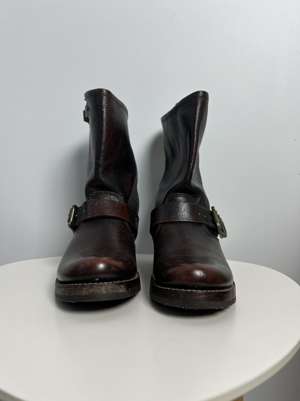 Frye Frye USA Leather Cowboy Boots Hype Model Size US 8 / IT 38 - 7 Thumbnail