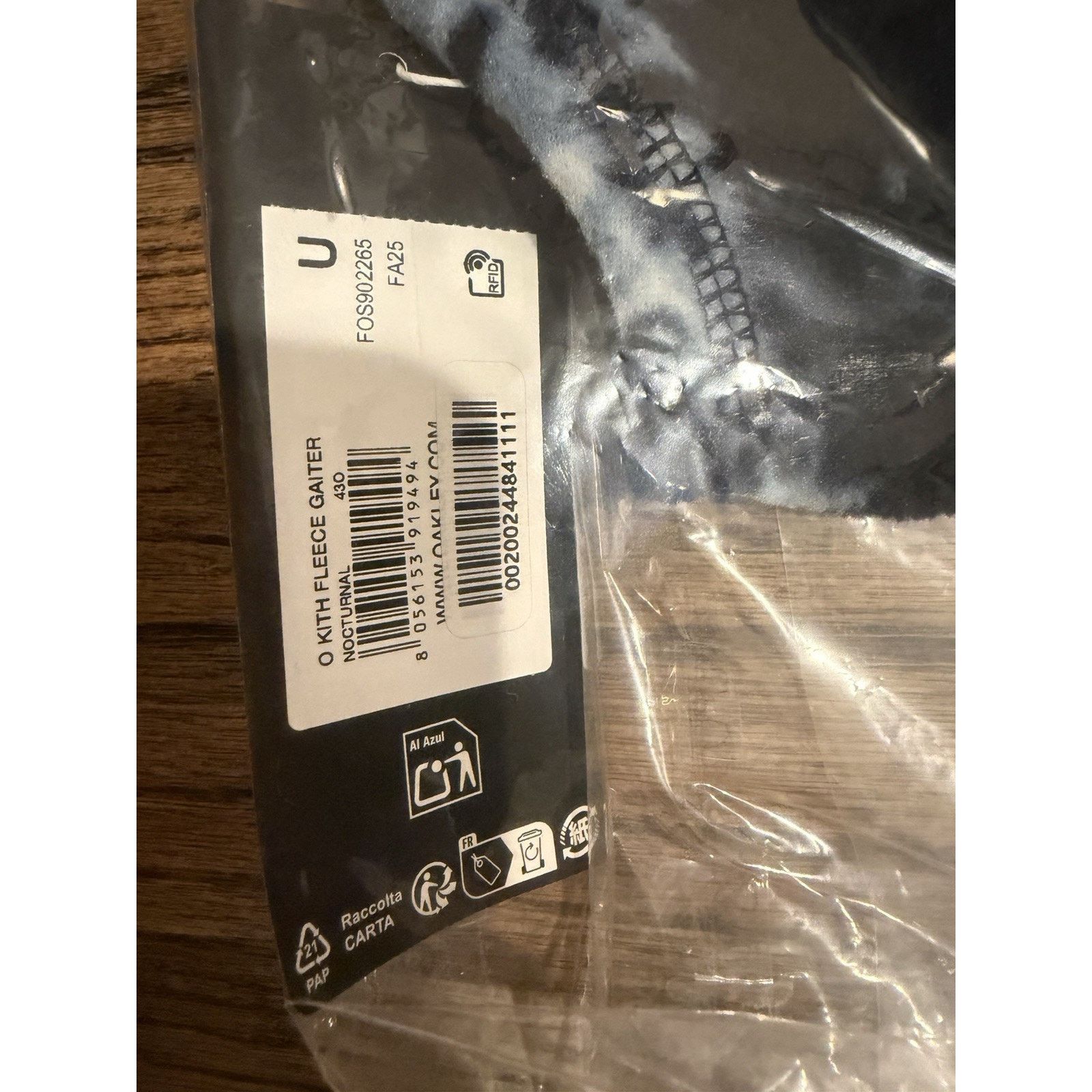 Columbia × Kith Kith Columbia Oakley Fleece Gaiter Kindling Nocturnal Blue Size ONE SIZE - 6 Thumbnail