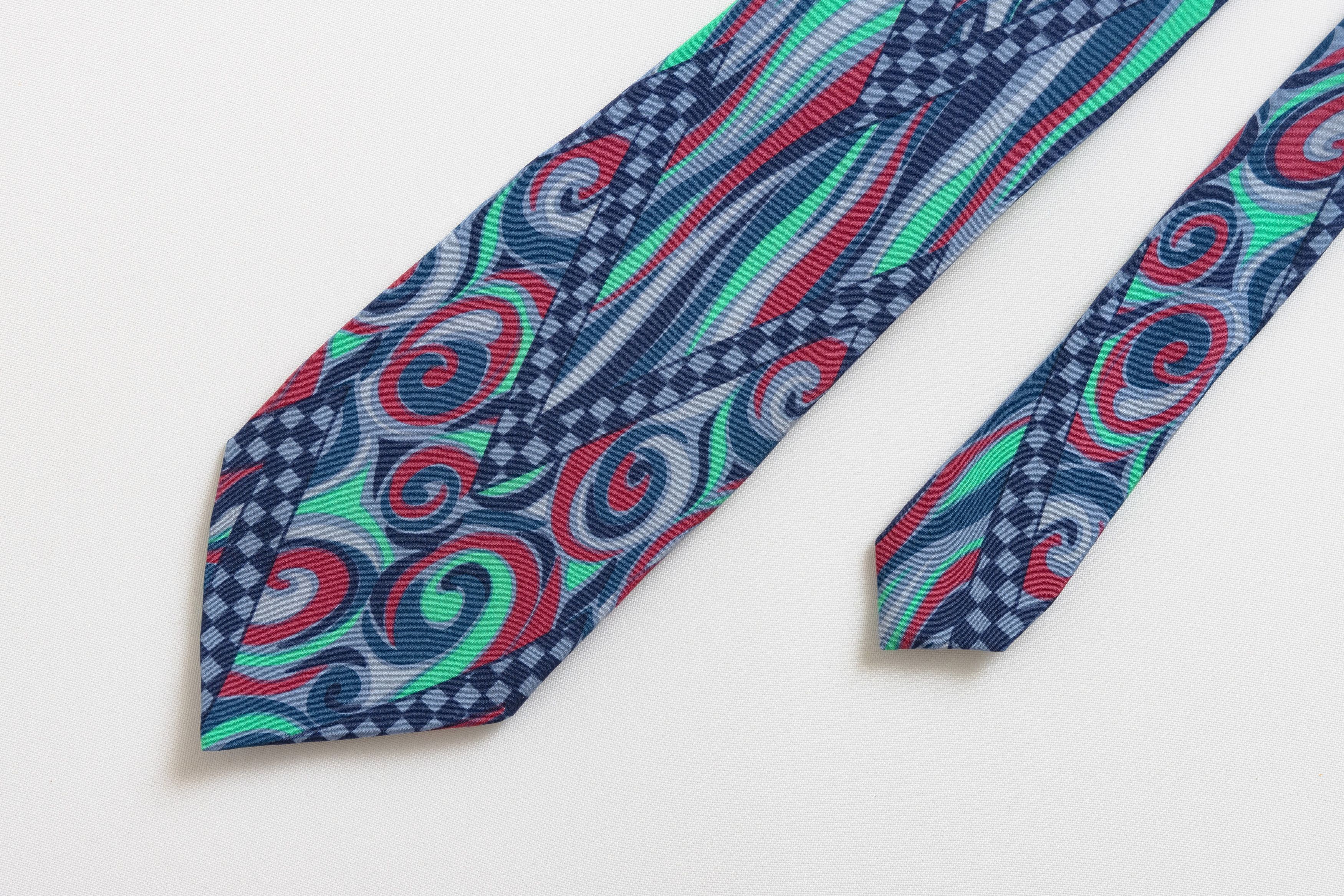 Missoni Missoni Tie silk abstract pattern print necktie 016 Size ONE SIZE - 1 Thumbnail