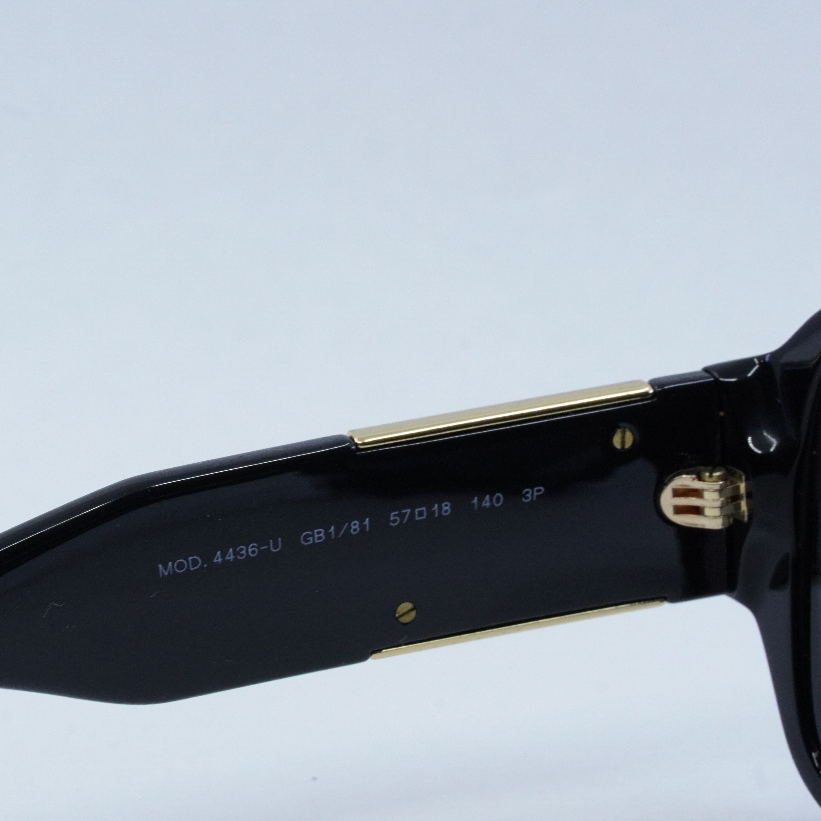 Versace Versace VE4436U GB1/81 Sunglasses Black Aviator Frame Size ONE SIZE - 6 Thumbnail