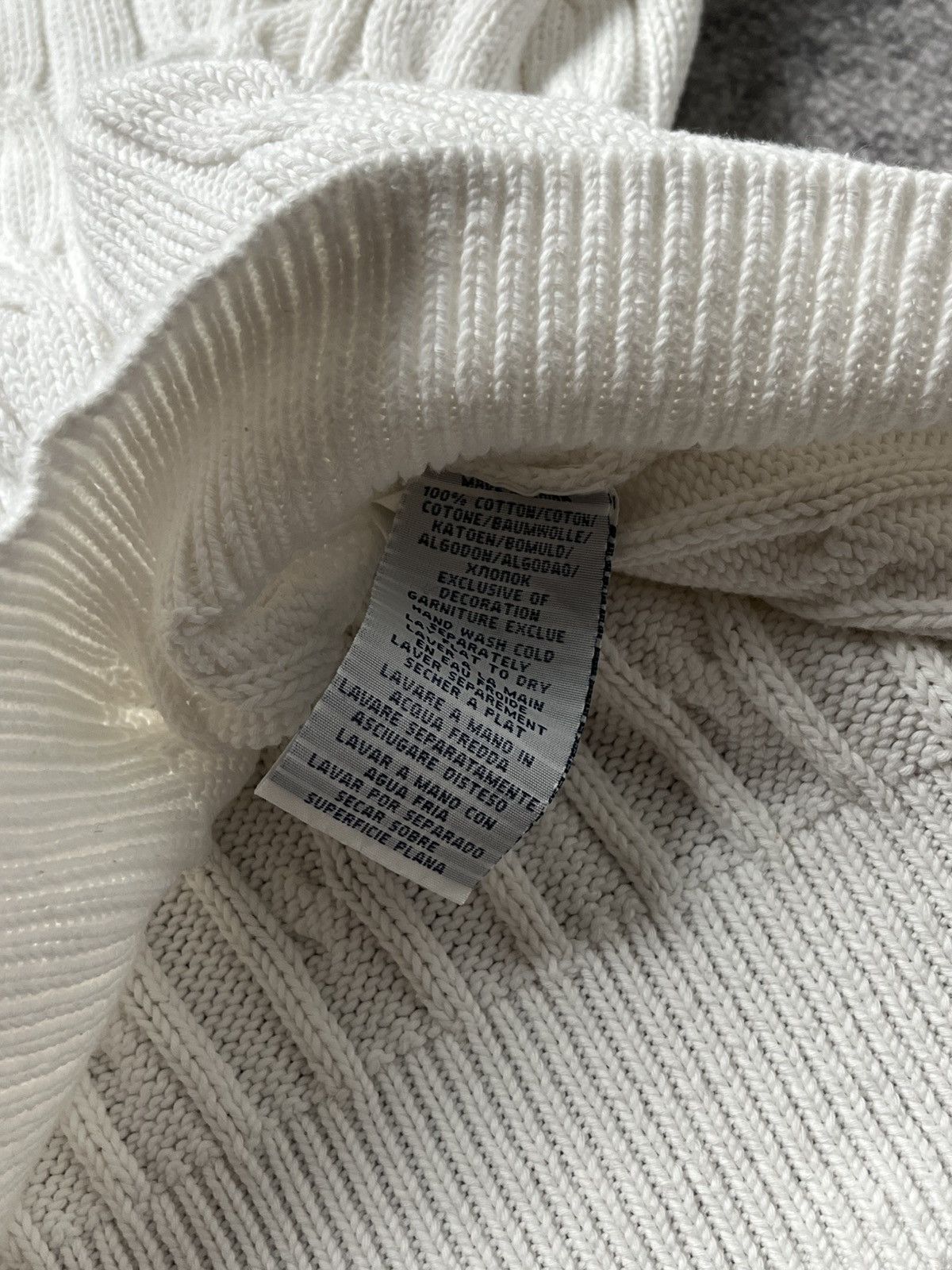 Polo Ralph Lauren 🔥90’s Ralph Lauren Polo Oldmoney Cable Knit Sweater Size M / US 6-8 / IT 42-44 - 8 Thumbnail
