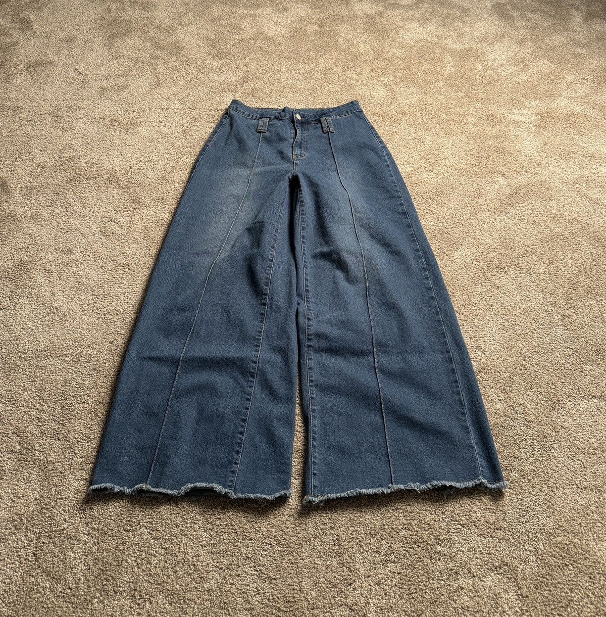 Other Peoples Fortune Leo Wide Leg Raw Ecru Denim | Grailed