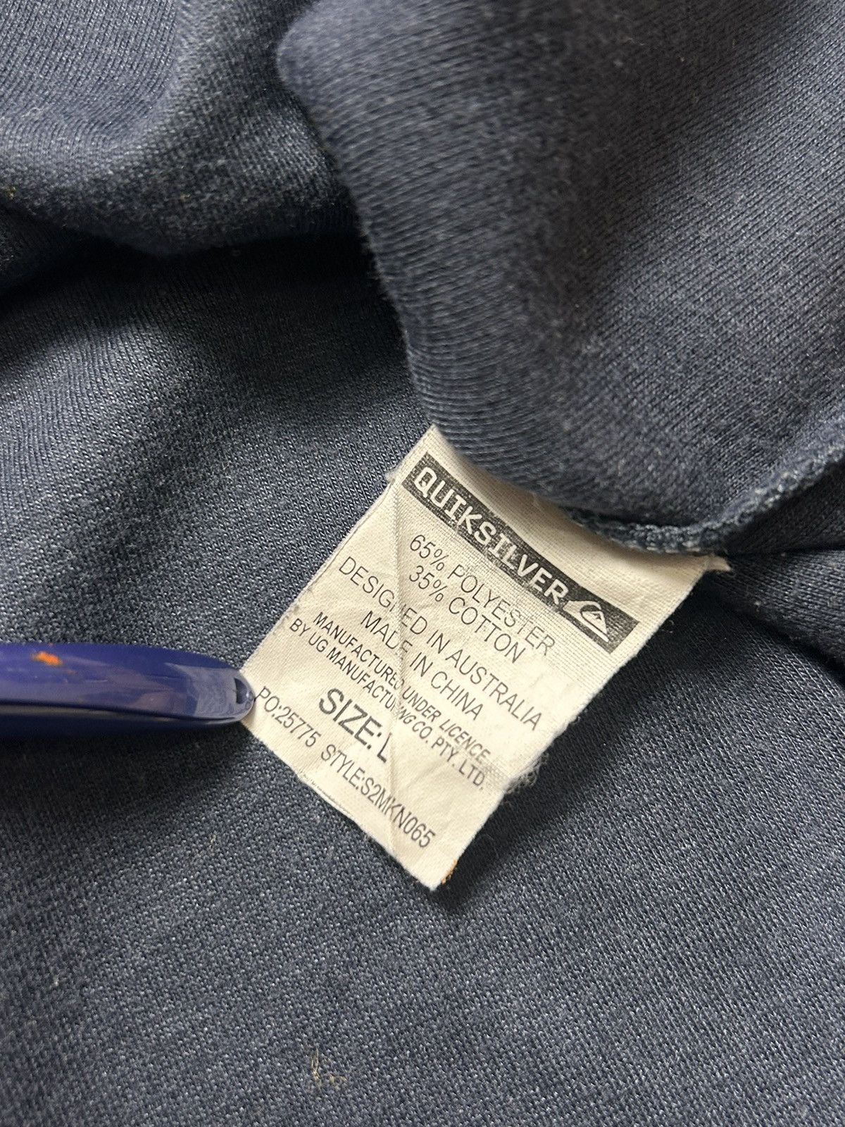 Quiksilver × Vintage Vintage 2000’s Quiksilver Small Logo Athletic Surf T-Shirt Size US L / EU 52-54 / 3 - 6 Thumbnail