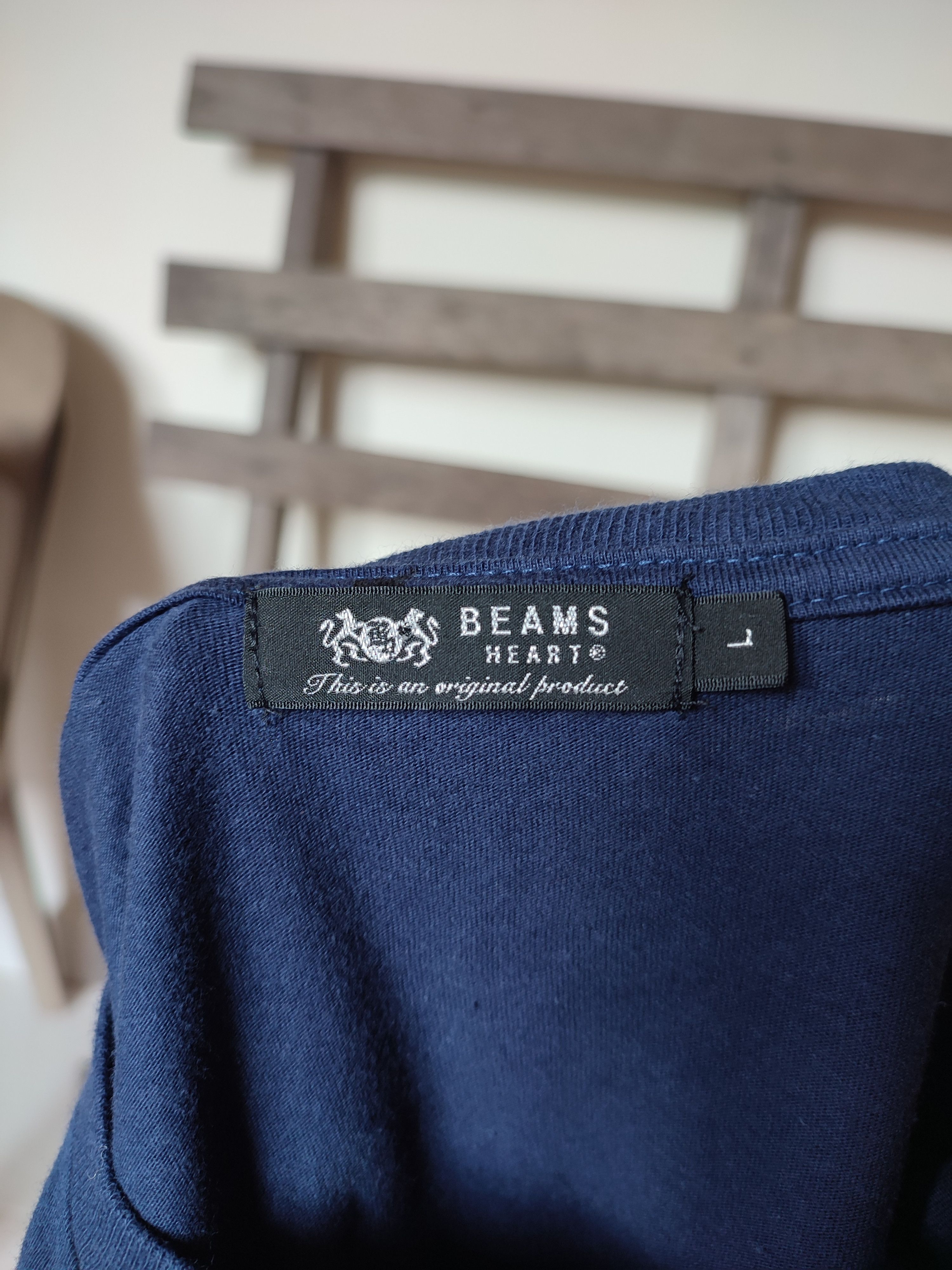Beams Plus BEAMS HEART SURF SINGLE POCKET VINTAGE TEE Size US L / EU 52-54 / 3 - 5 Thumbnail