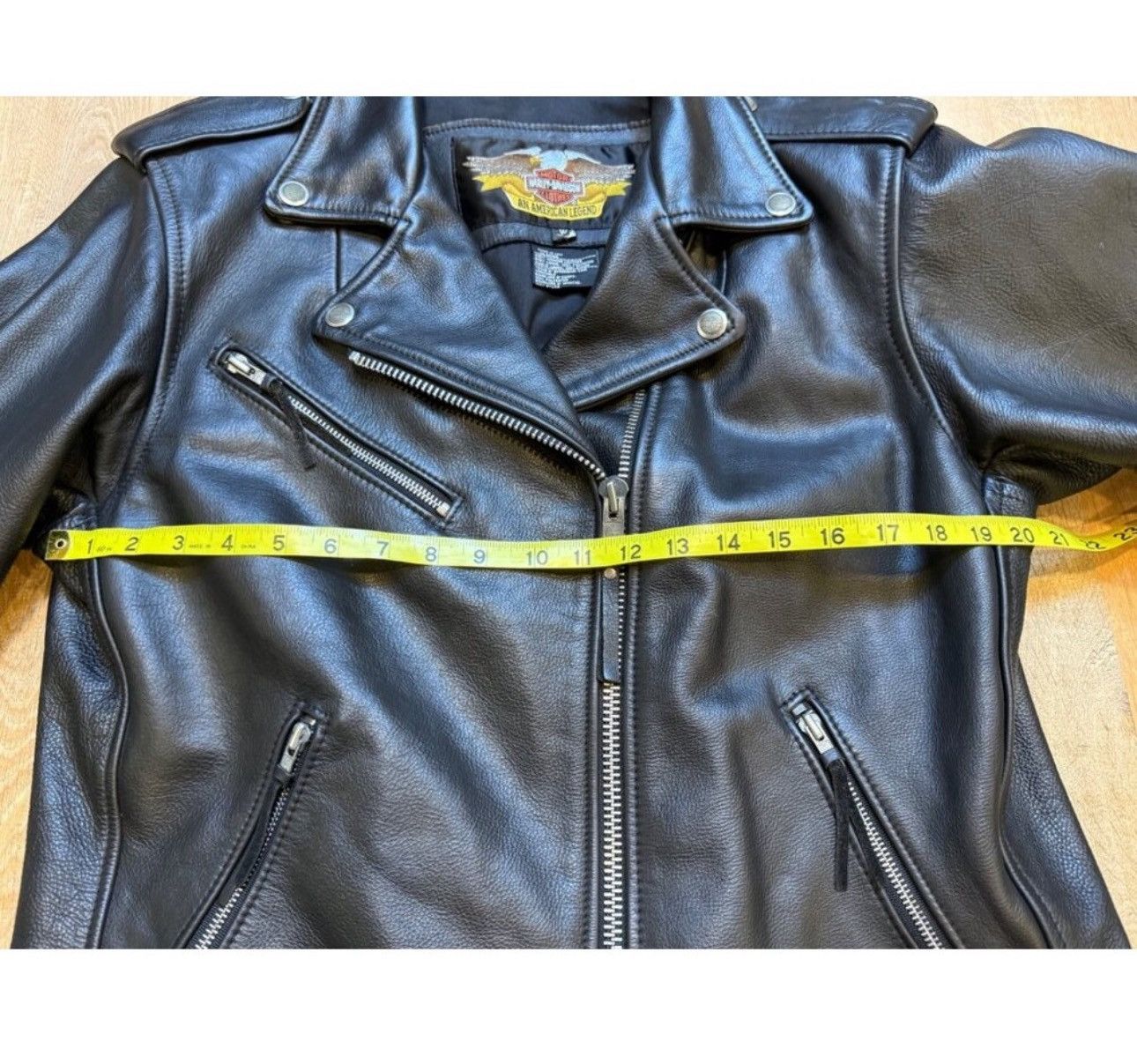 Harley Davidson Vintage Harley Davidson Womens Leather Jacket Size US L / EU 52-54 / 3 - 5 Thumbnail