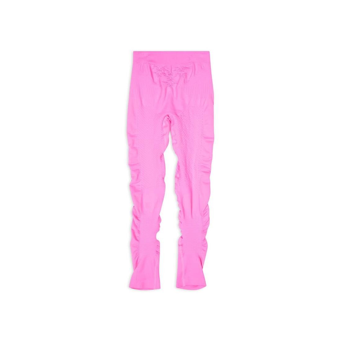 Balenciaga o1bcso1str0525 Athletic Leggings in Pink Size 27" / US 4 / IT 40 - 6 Thumbnail