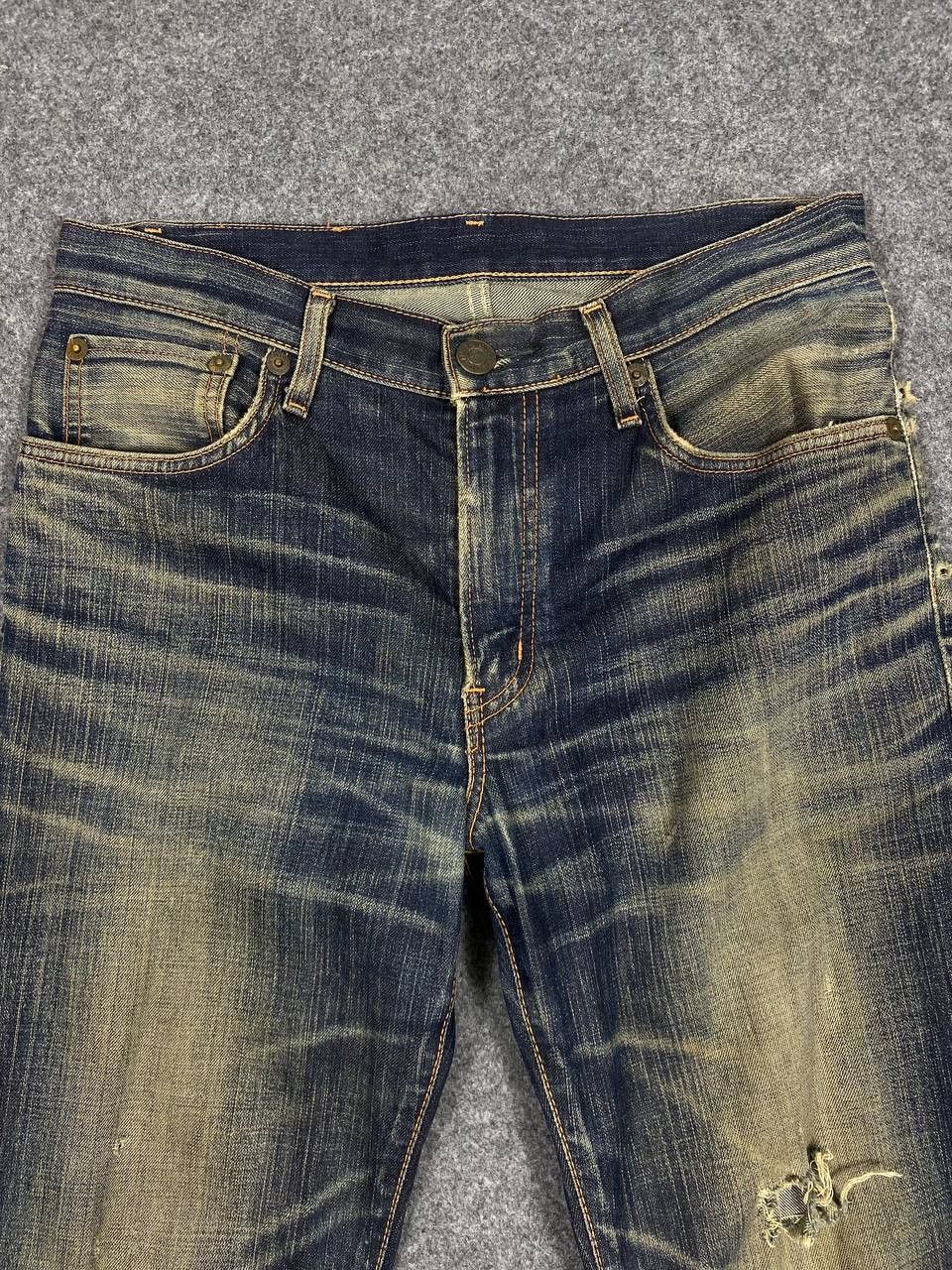 Edwin vintage edwin rusty distressed denim nice design Size US 34 / EU 50 - 9 Thumbnail