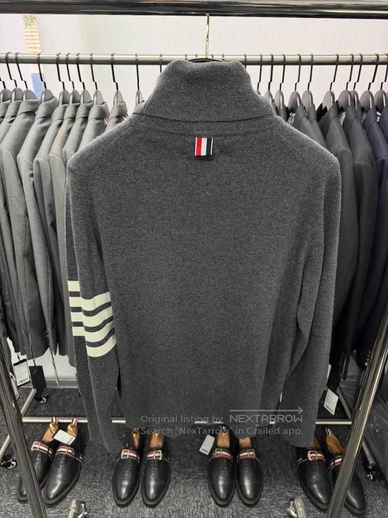 Thom Browne Thom Browne Crewneck Cardigan Sweater Size US L / EU 52-54 / 3 - 2 Thumbnail