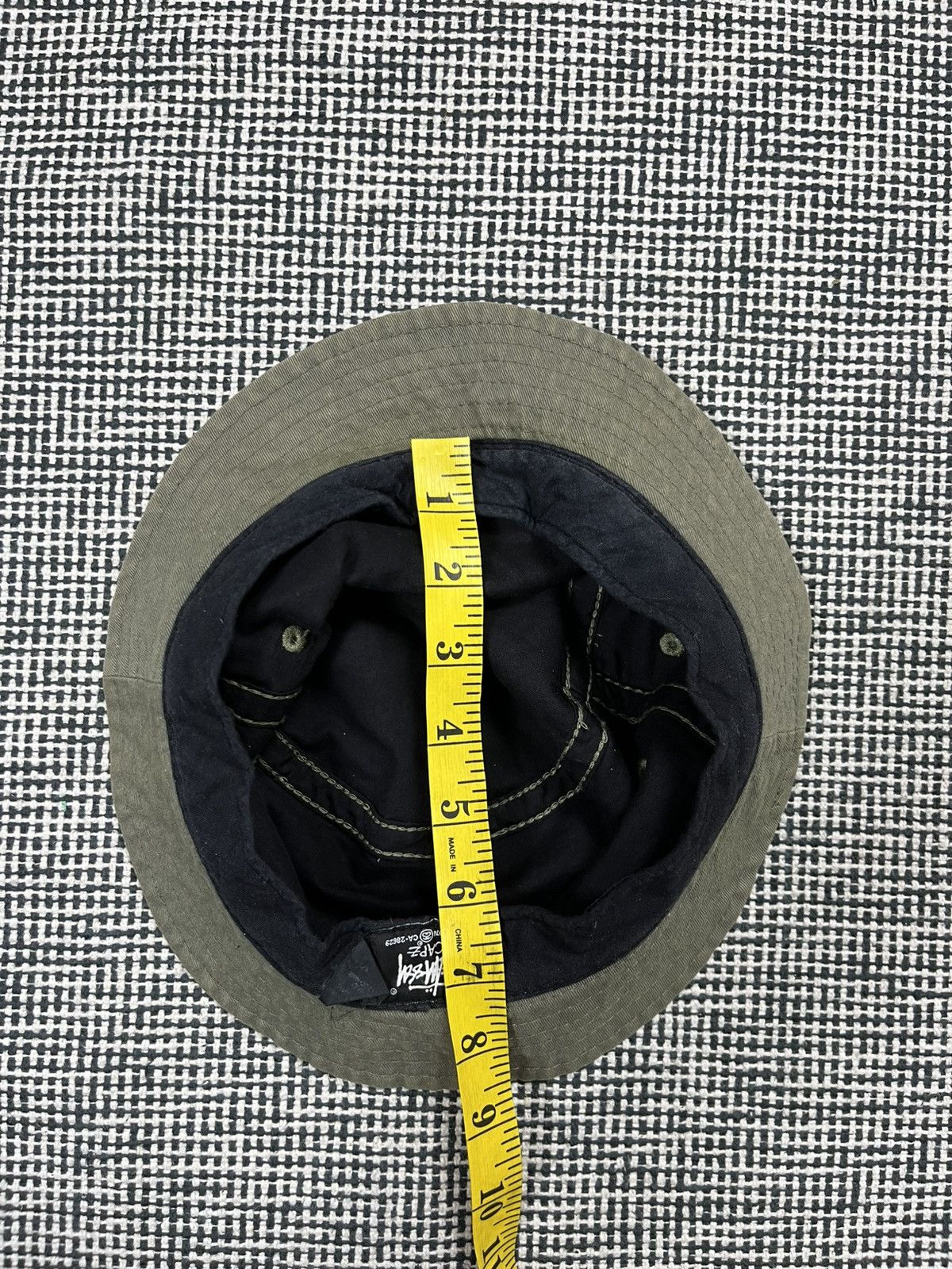 Stussy Stussy classic logo bucket hat nice faded color y2k vtg Size ONE SIZE - 4 Thumbnail