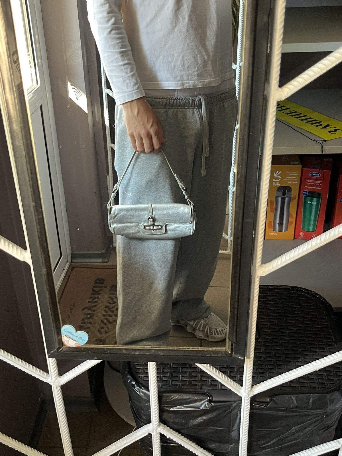 Jimmy Choo Vintage Jimmy Choo Glamour Silver Mini Bag Size ONE SIZE - 9 Thumbnail