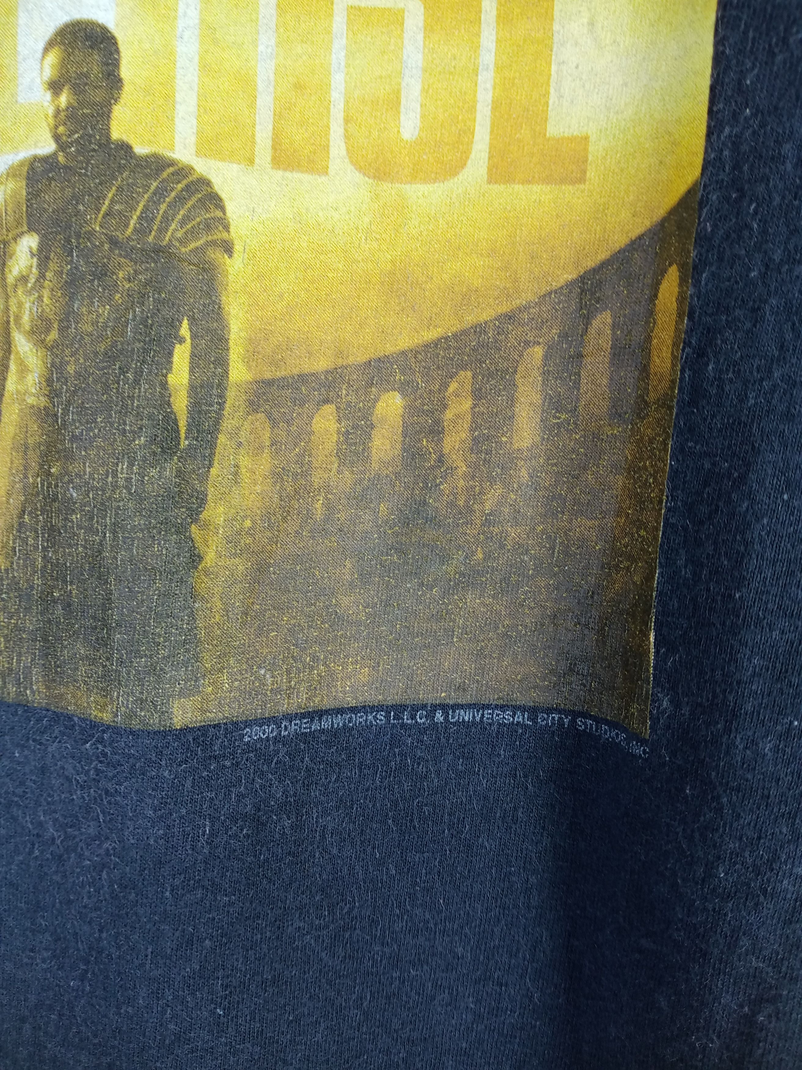 Vintage Rare Vintage 2000 Gladiator Epic Historical Movie Tee Size US M / EU 48-50 / 2 - 5 Thumbnail