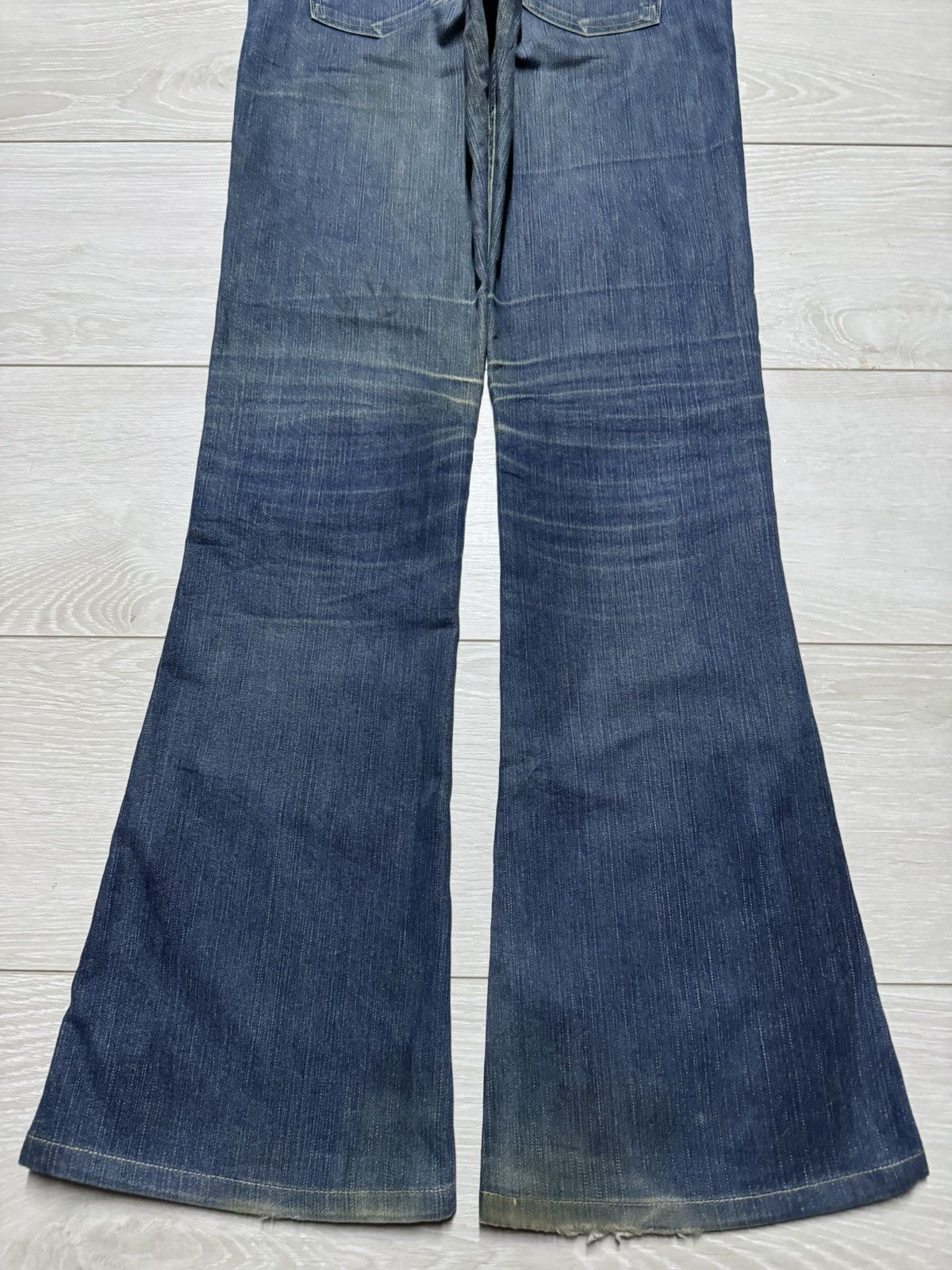 Japanese Brand Something Edwin Vienus Flare Bootcut Woman Jeans Size US 28 / EU 44 - 6 Thumbnail