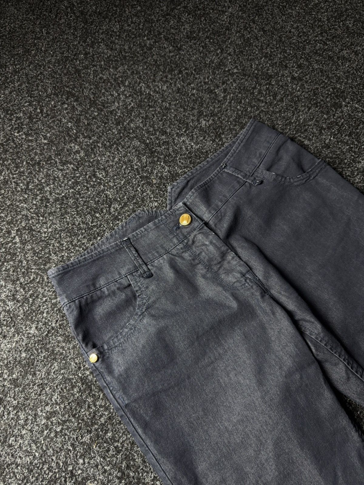 Roberto Cavalli Class Roberto Cavalli Distressed Slim Fit Cotton Pants Size 28" / US 6 / IT 42 - 7 Thumbnail