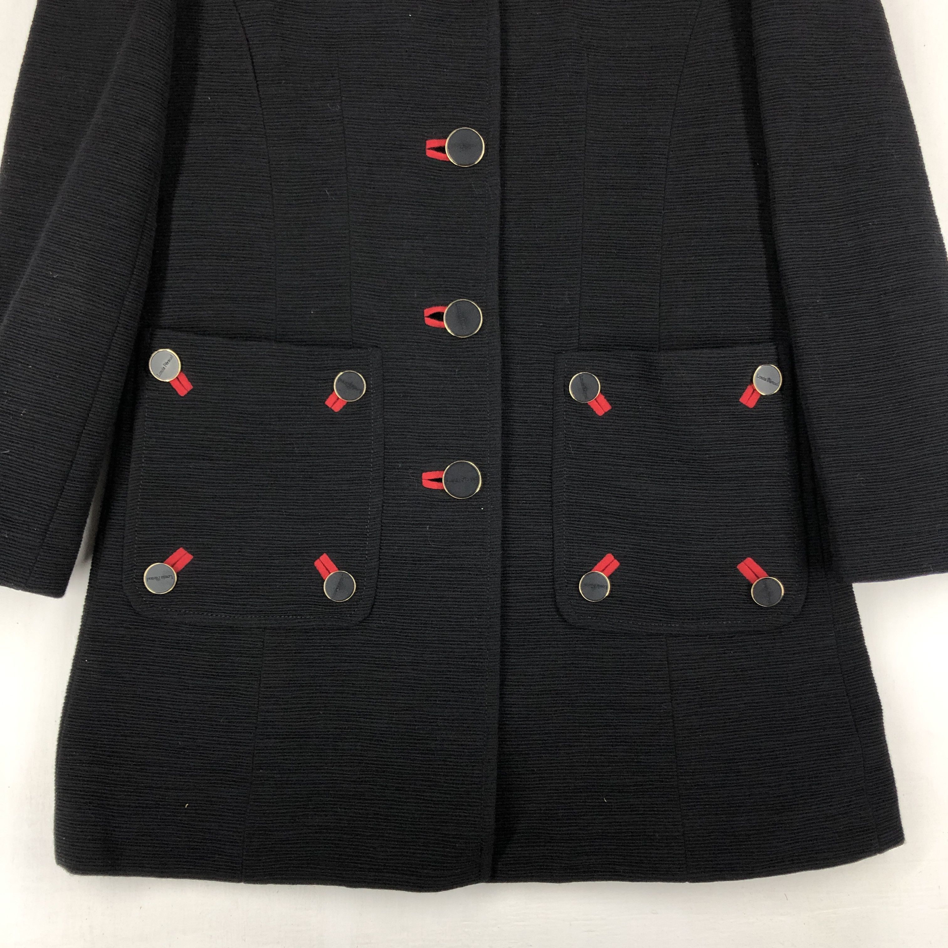 Louis Feraud LOUIS FERAUD Overcoat Long Jacket #2139-73 Size S / US 4 / IT 40 - 3 Thumbnail