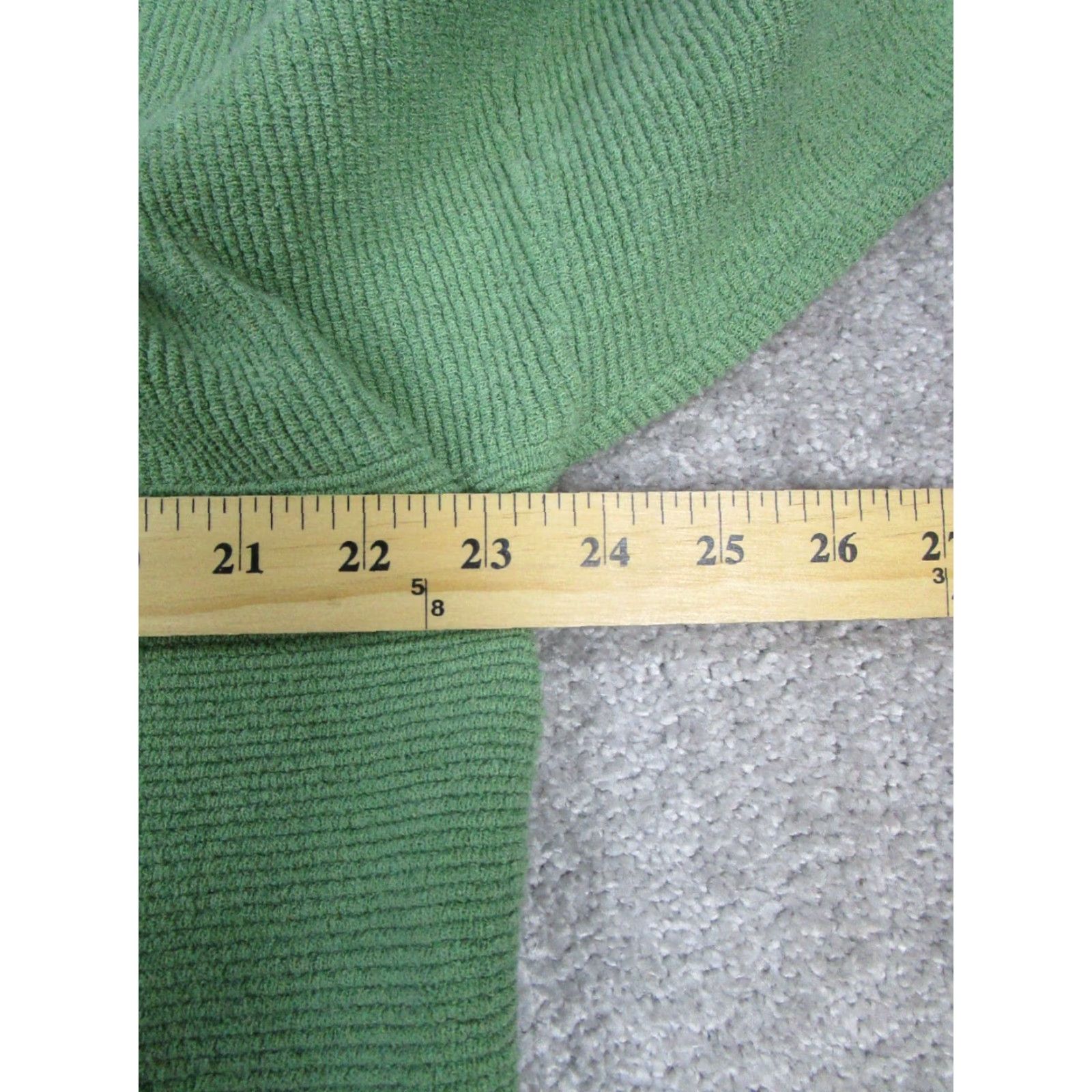 Free People Free People Sweater Womens XS Green Cotton Knit Size XS / US 0-2 / IT 36-38 - 6 Thumbnail