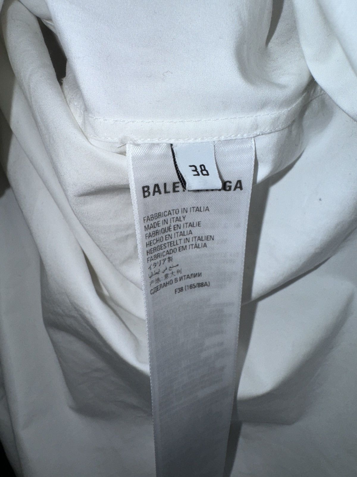 Balenciaga Balenciaga wrap shirt cotton Size S / US 4 / IT 40 - 4 Thumbnail