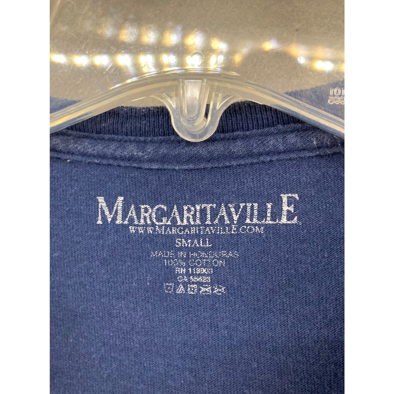 Vintage Margaritaville Parrot Mens Small TShirt Blue Livin For The Weekend Size US S / EU 44-46 / 1 - 6 Thumbnail
